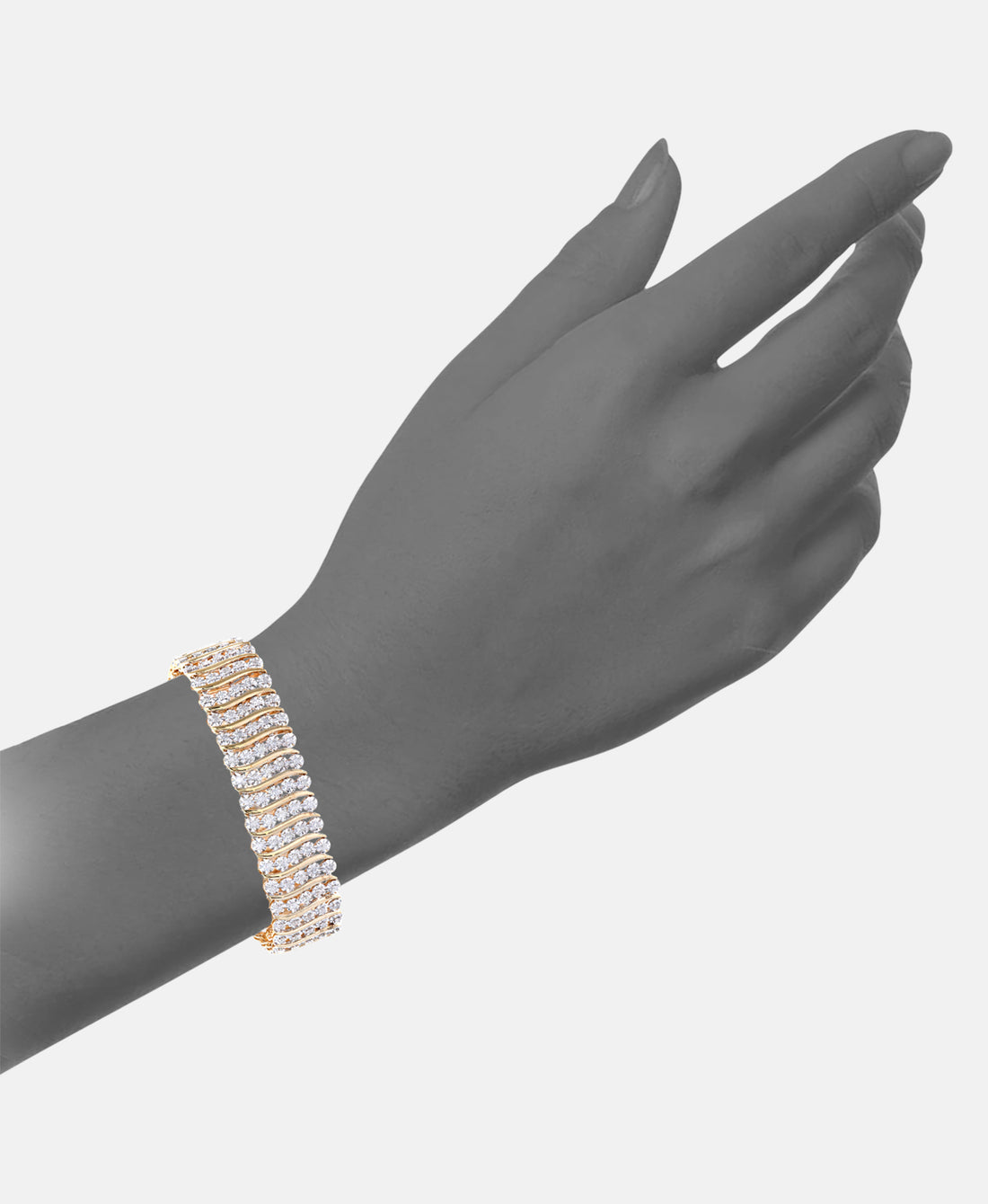 Armband aus 375 Gelbgold mit Diamant