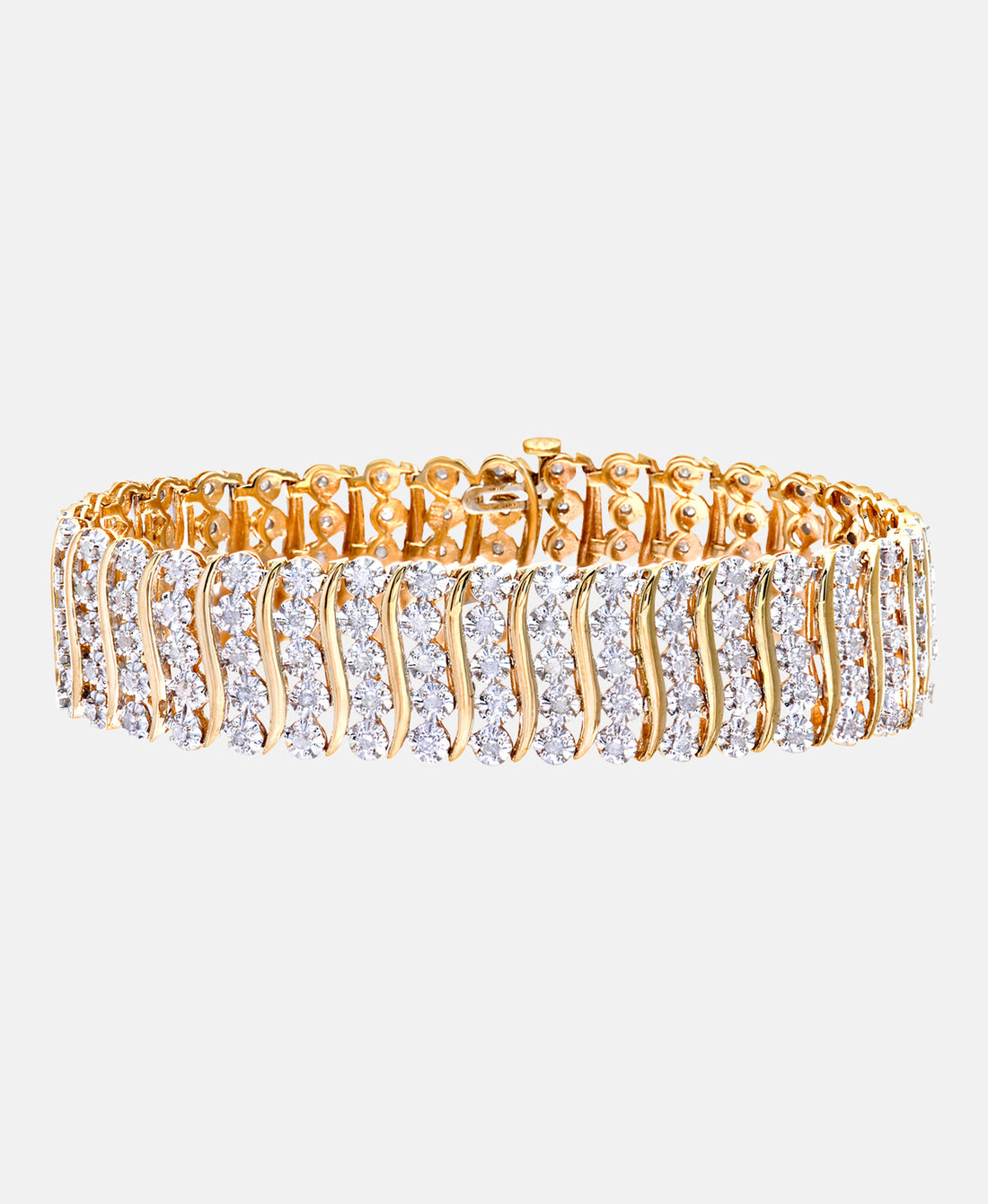 Armband aus 375 Gelbgold mit Diamant