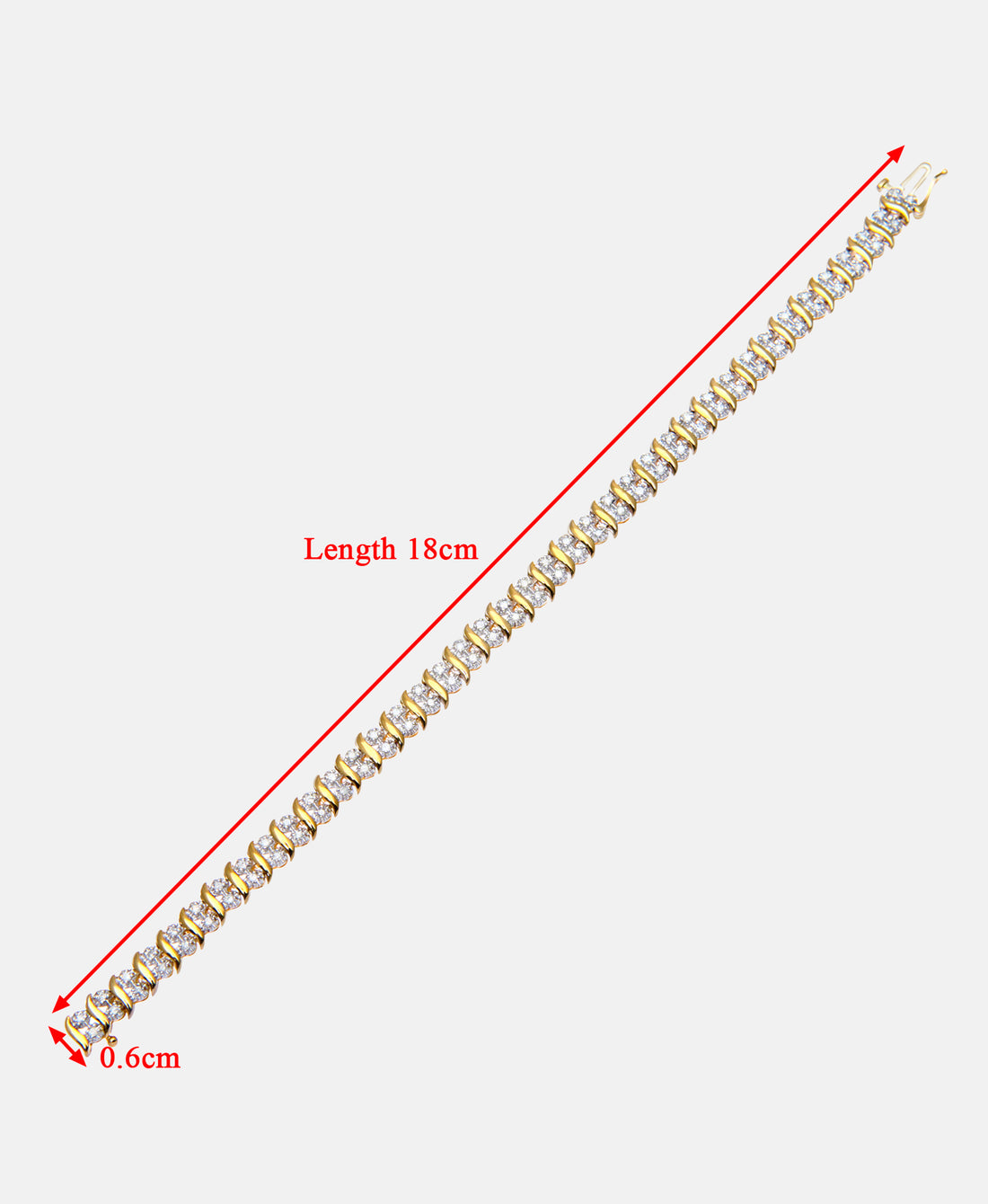Armband aus 375 Gelbgold mit Diamant