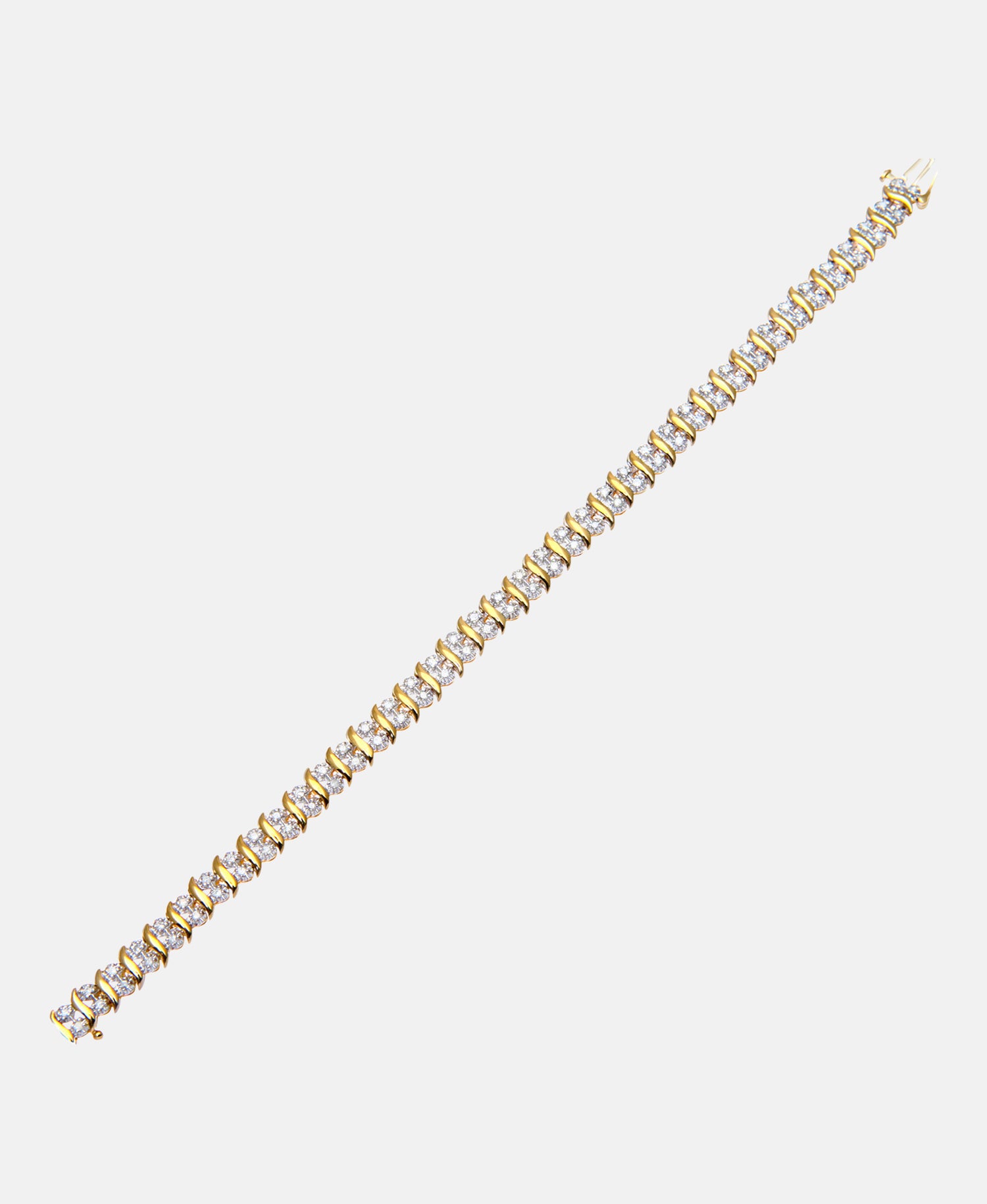 Armband aus 375 Gelbgold mit Diamant