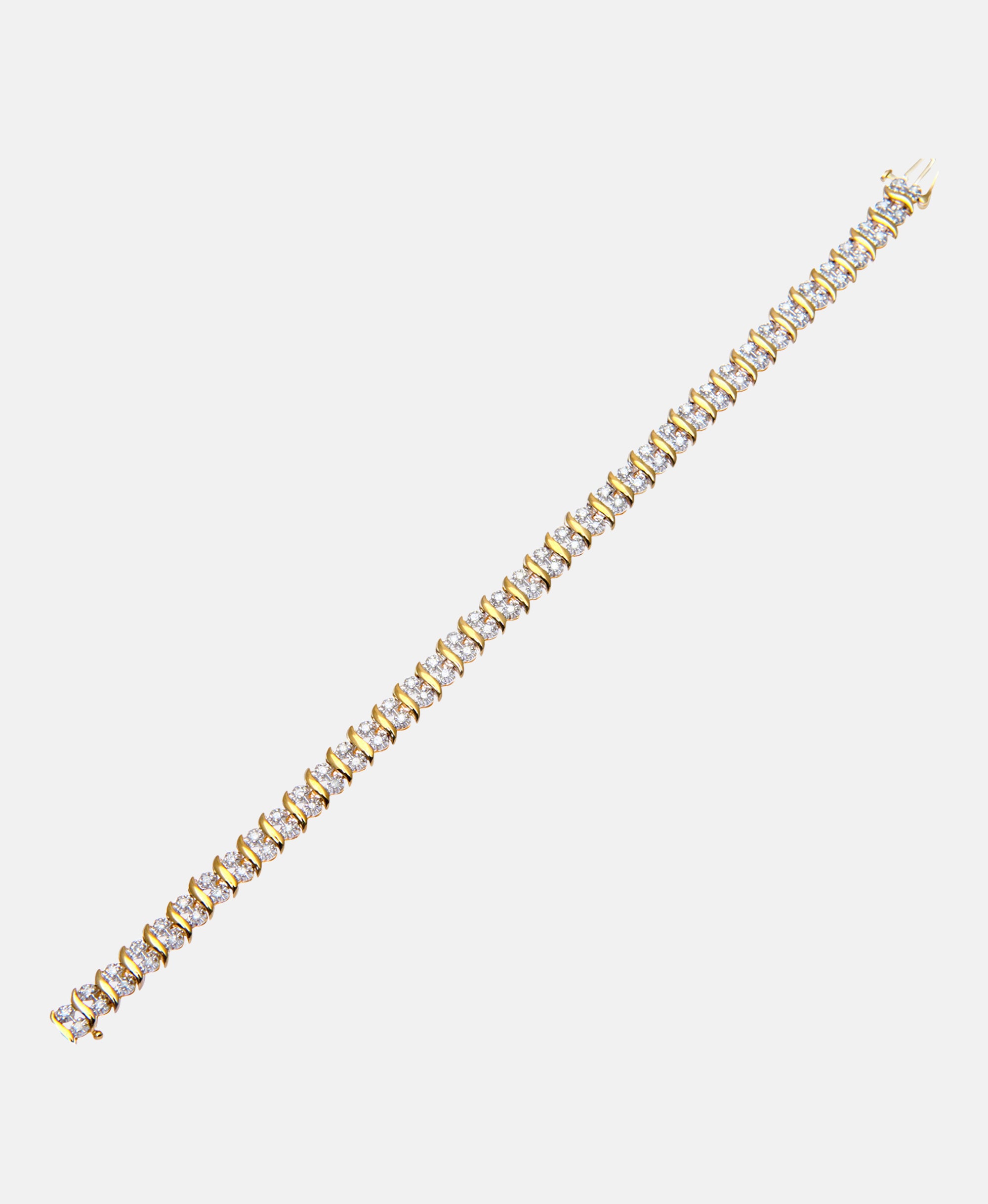 Armband aus 375 Gelbgold mit Diamant