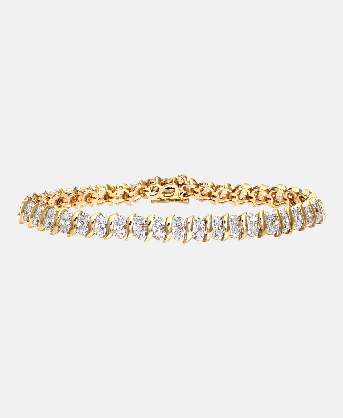 Armband aus 375 Gelbgold mit Diamant