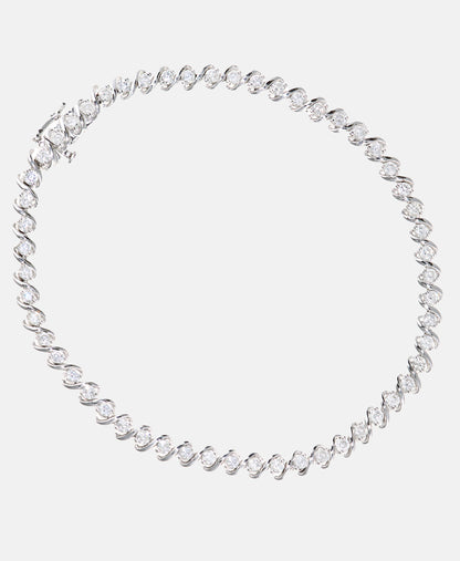 Armband aus 375 Weißgold mit 2.00 Karat Diamant
