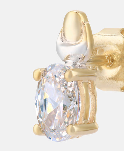 Ohrringe aus 375 Gelbgold mit Zirkonia