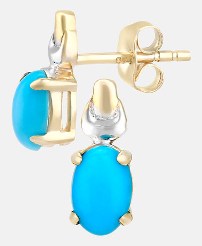 DIAMANT LETERNEL Earrings Turquoise