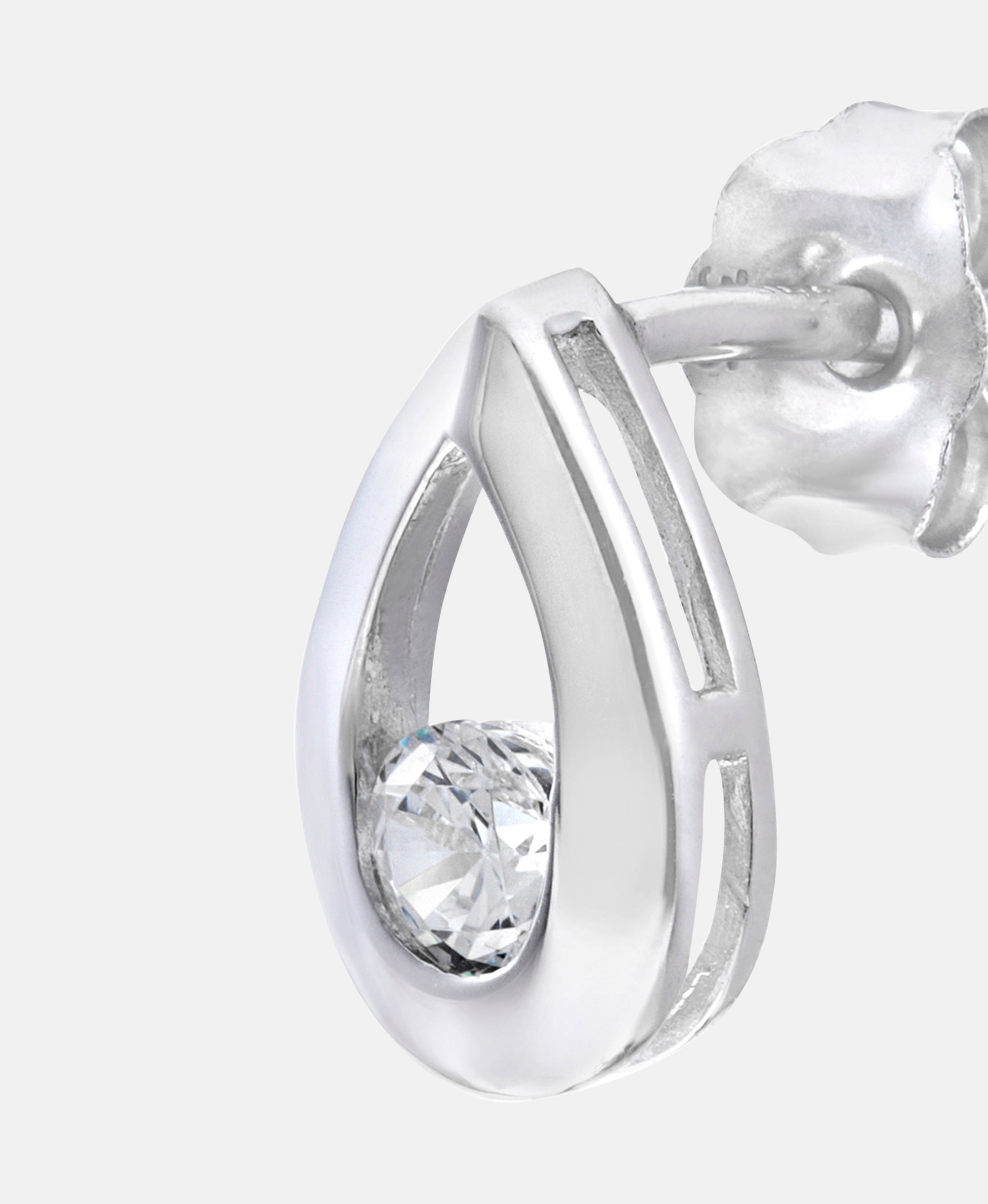 DIAMANT LETERNEL Earrings Silver