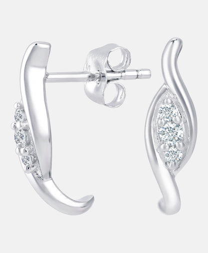 DIAMANT LETERNEL Earrings Silver