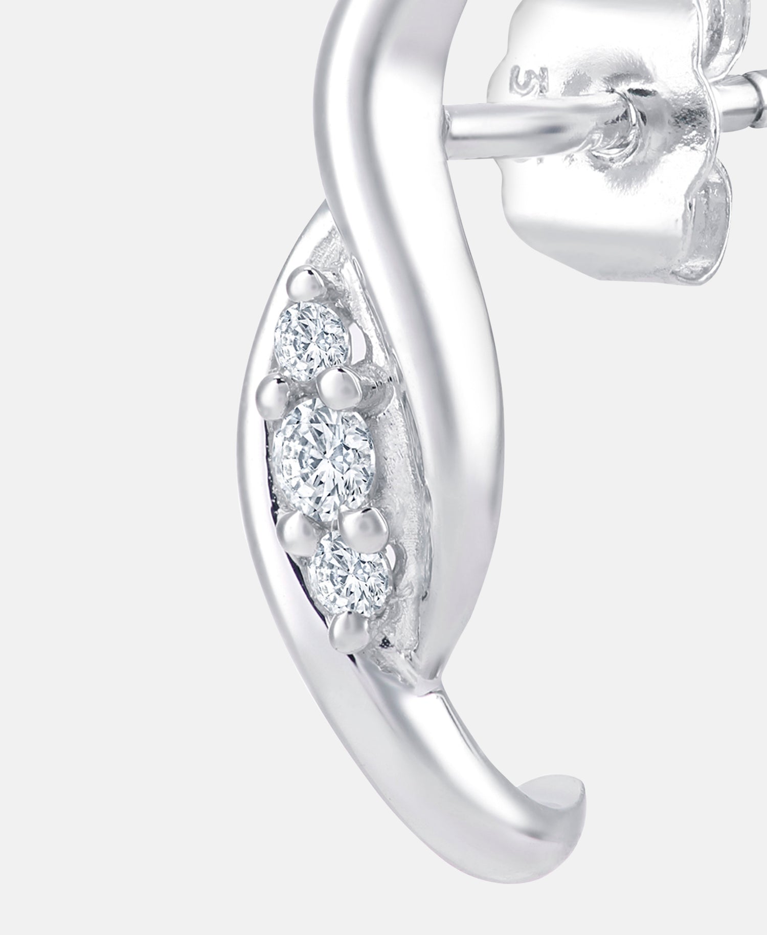 DIAMANT LETERNEL Earrings Silver