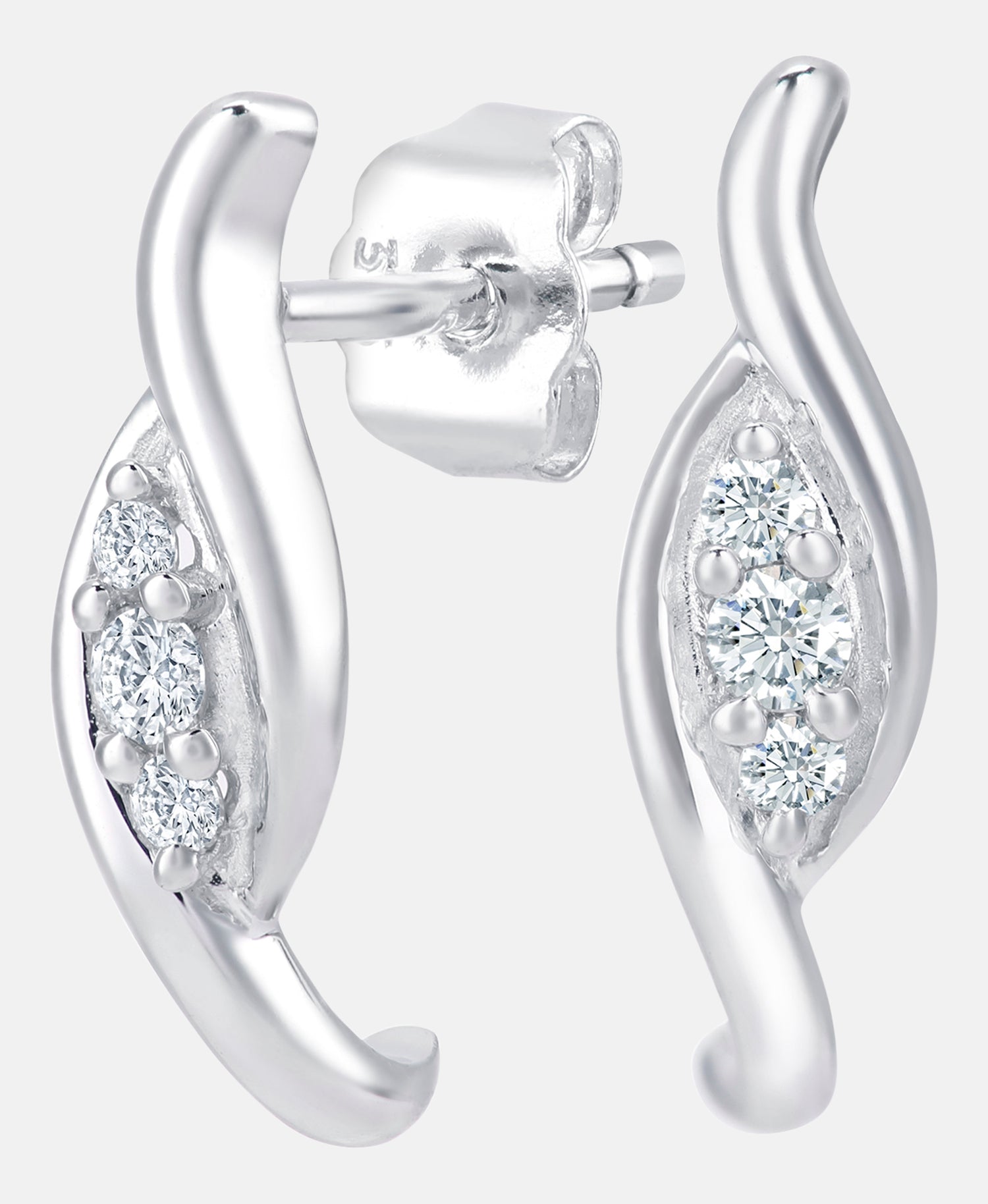 DIAMANT LETERNEL Earrings Silver