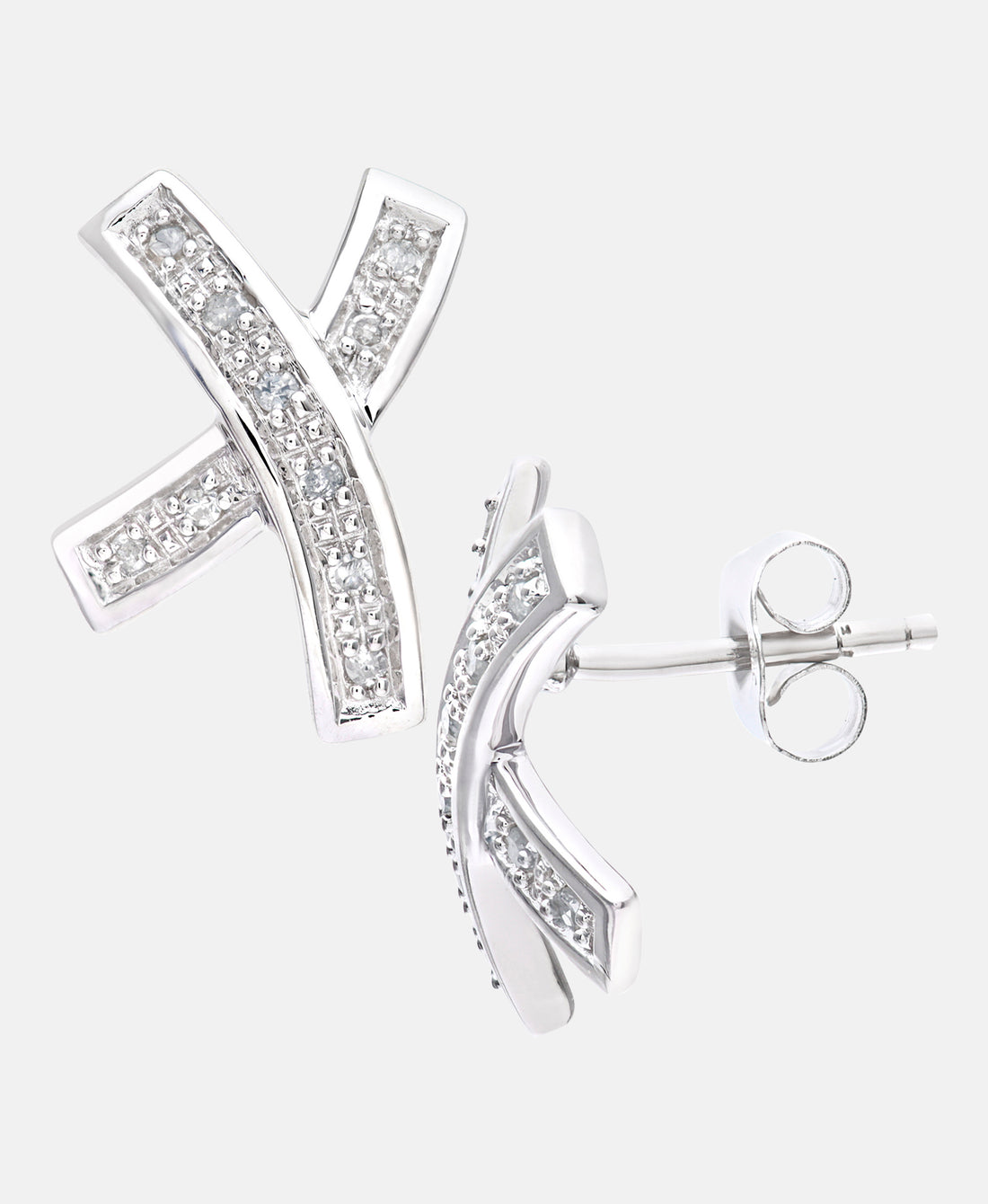 DIAMANT LETERNEL Earrings Silver