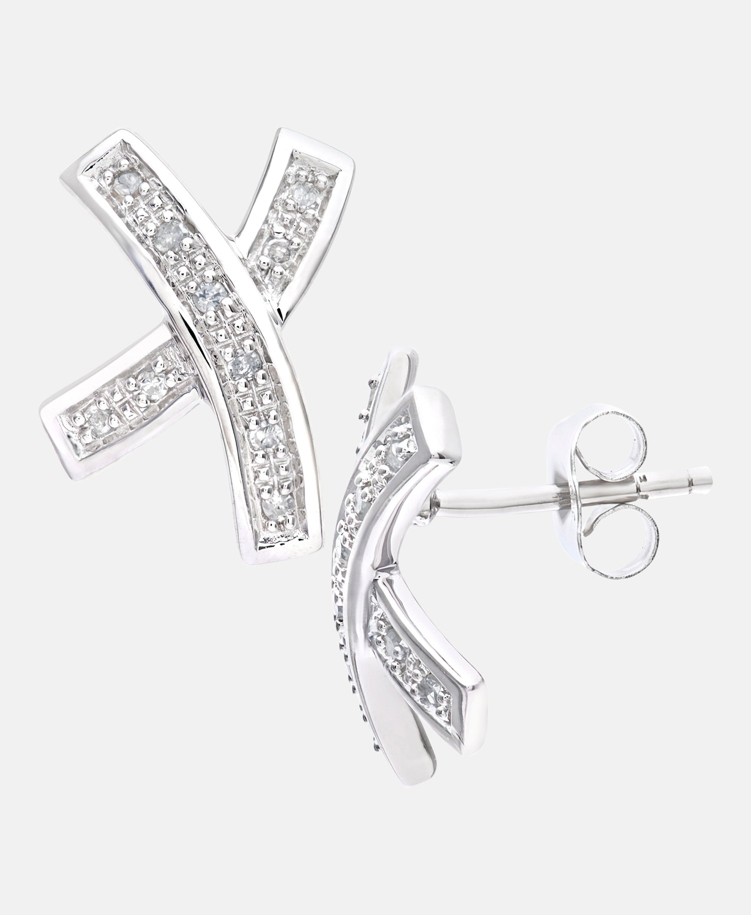 DIAMANT LETERNEL Earrings Silver