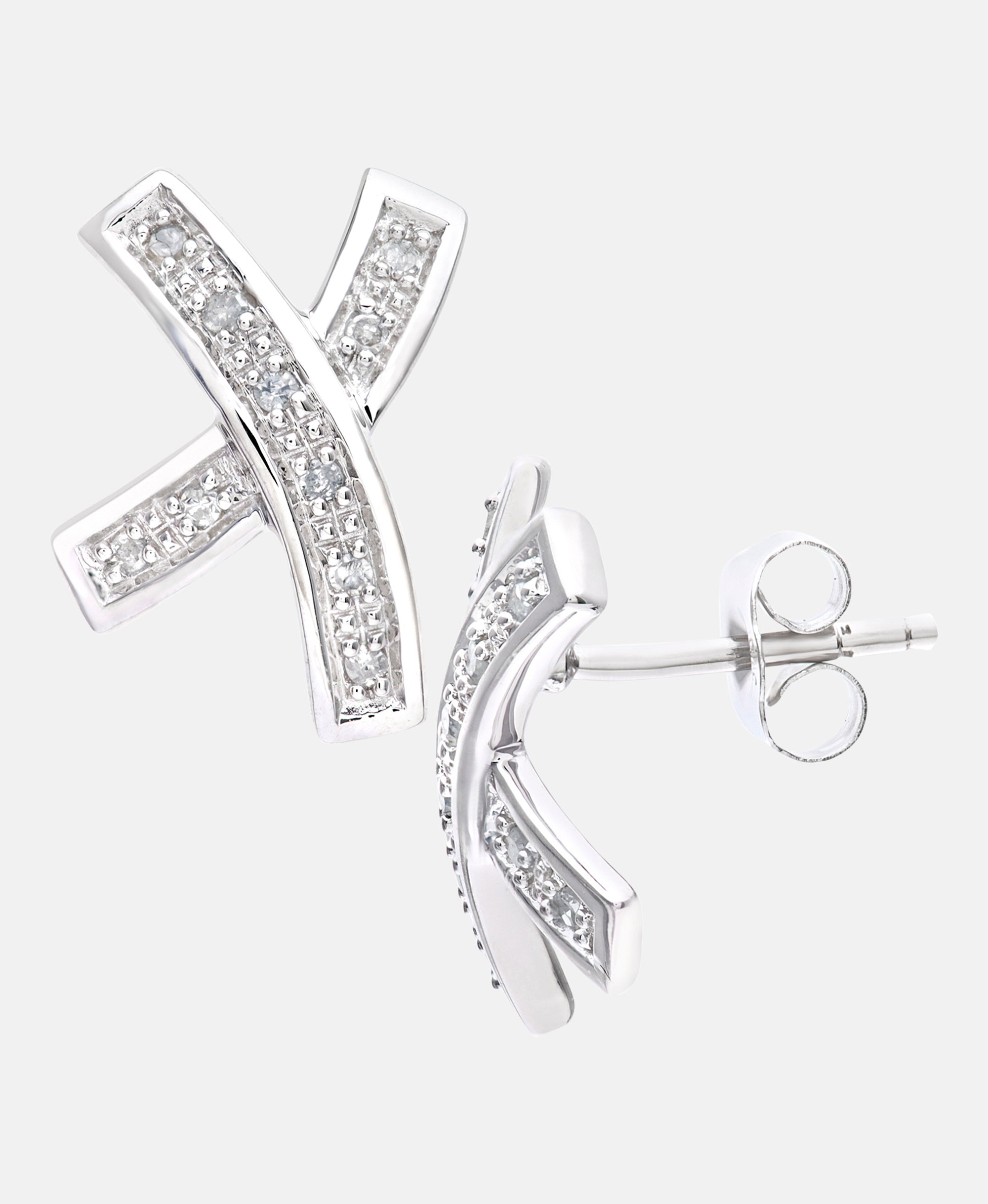 DIAMANT LETERNEL Earrings Silver