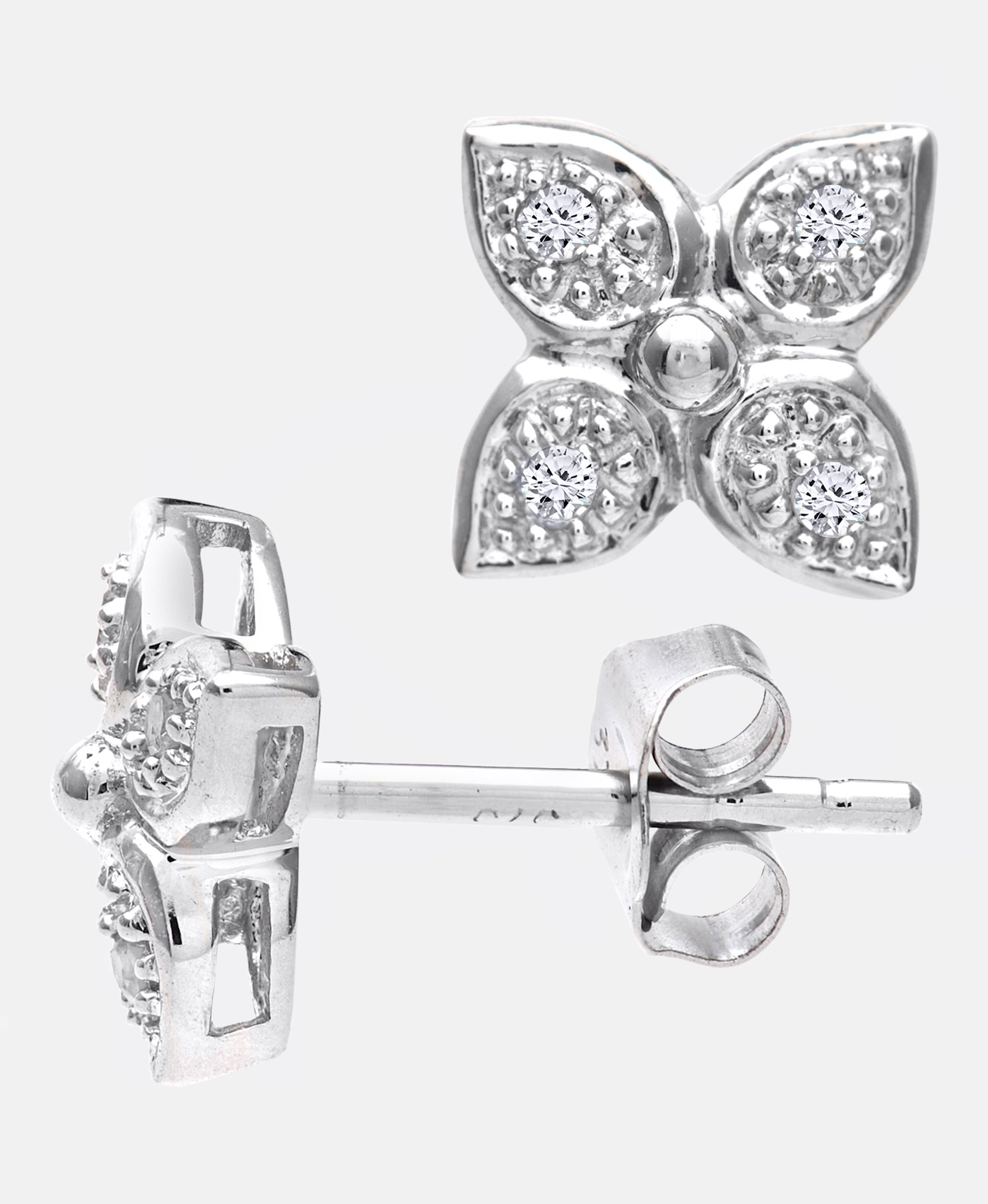 DIAMANT LETERNEL Earrings Silver