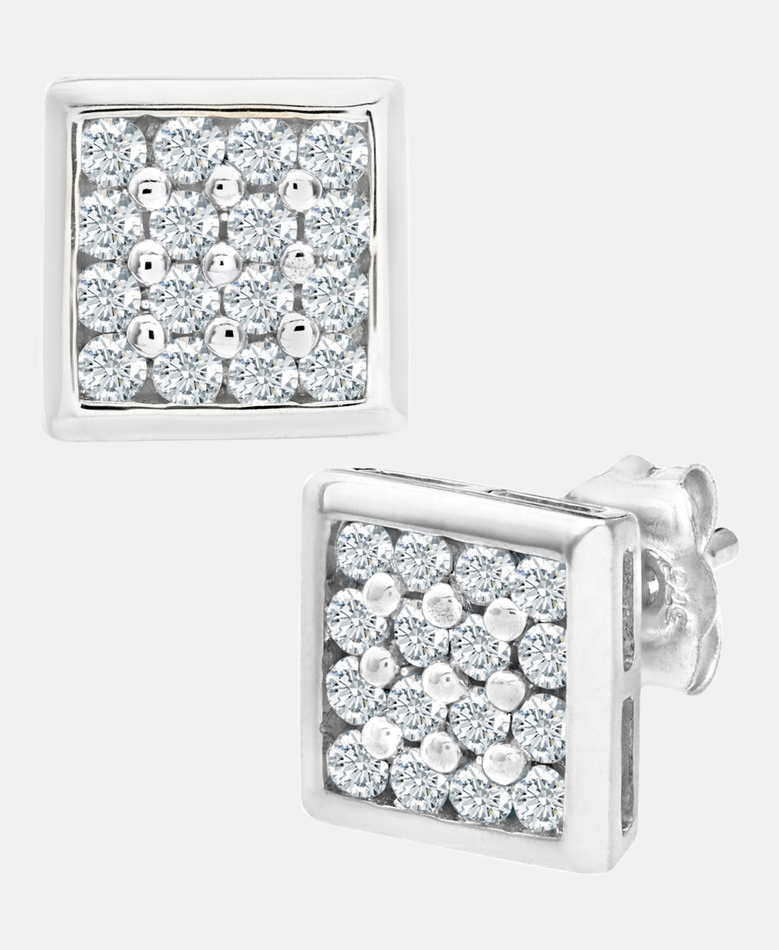 DIAMANT LETERNEL Earrings Silver