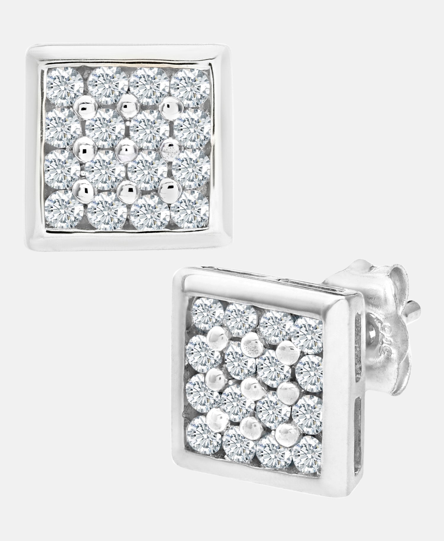 DIAMANT LETERNEL Earrings Silver