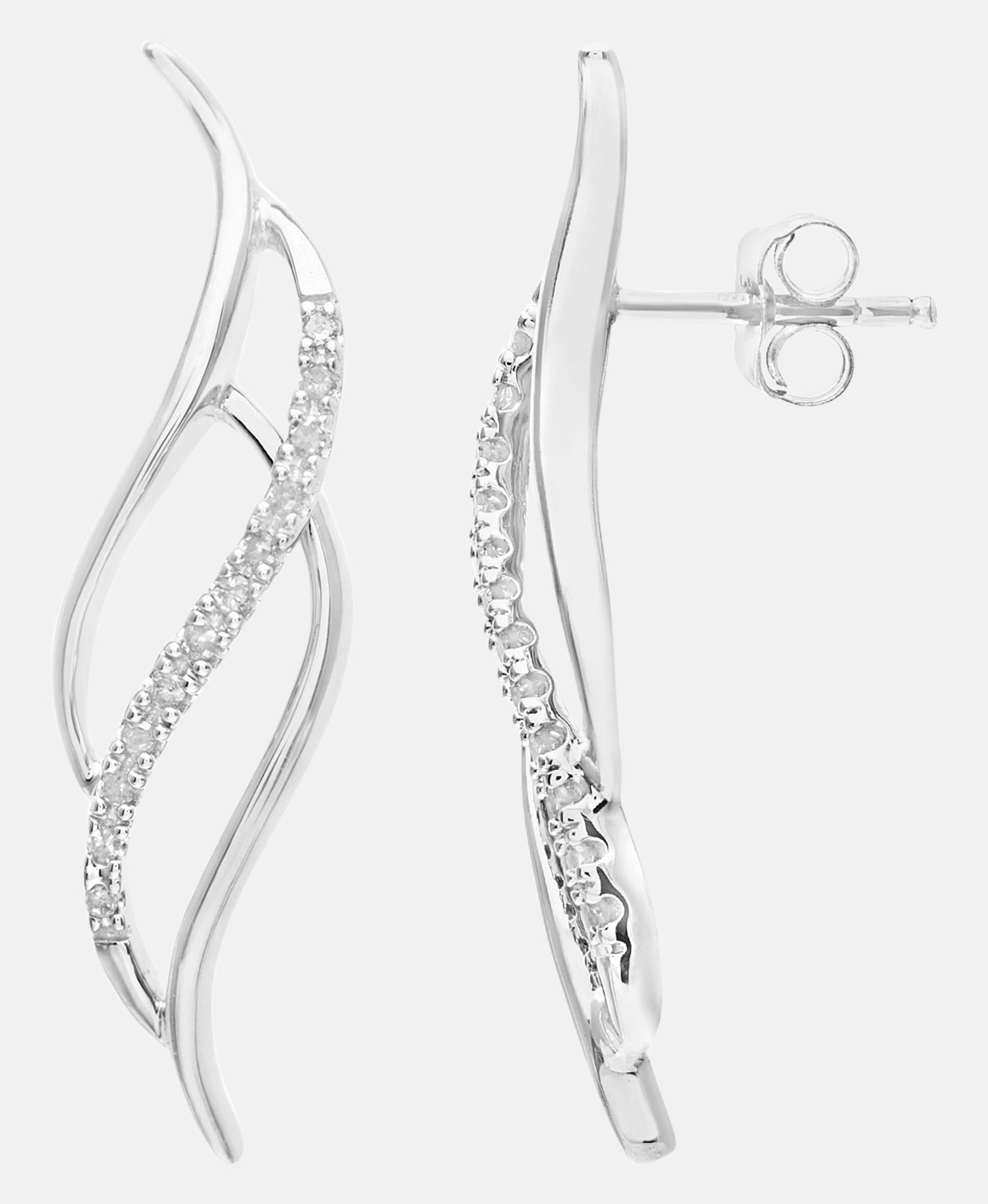 DIAMANT LETERNEL Earrings Silver