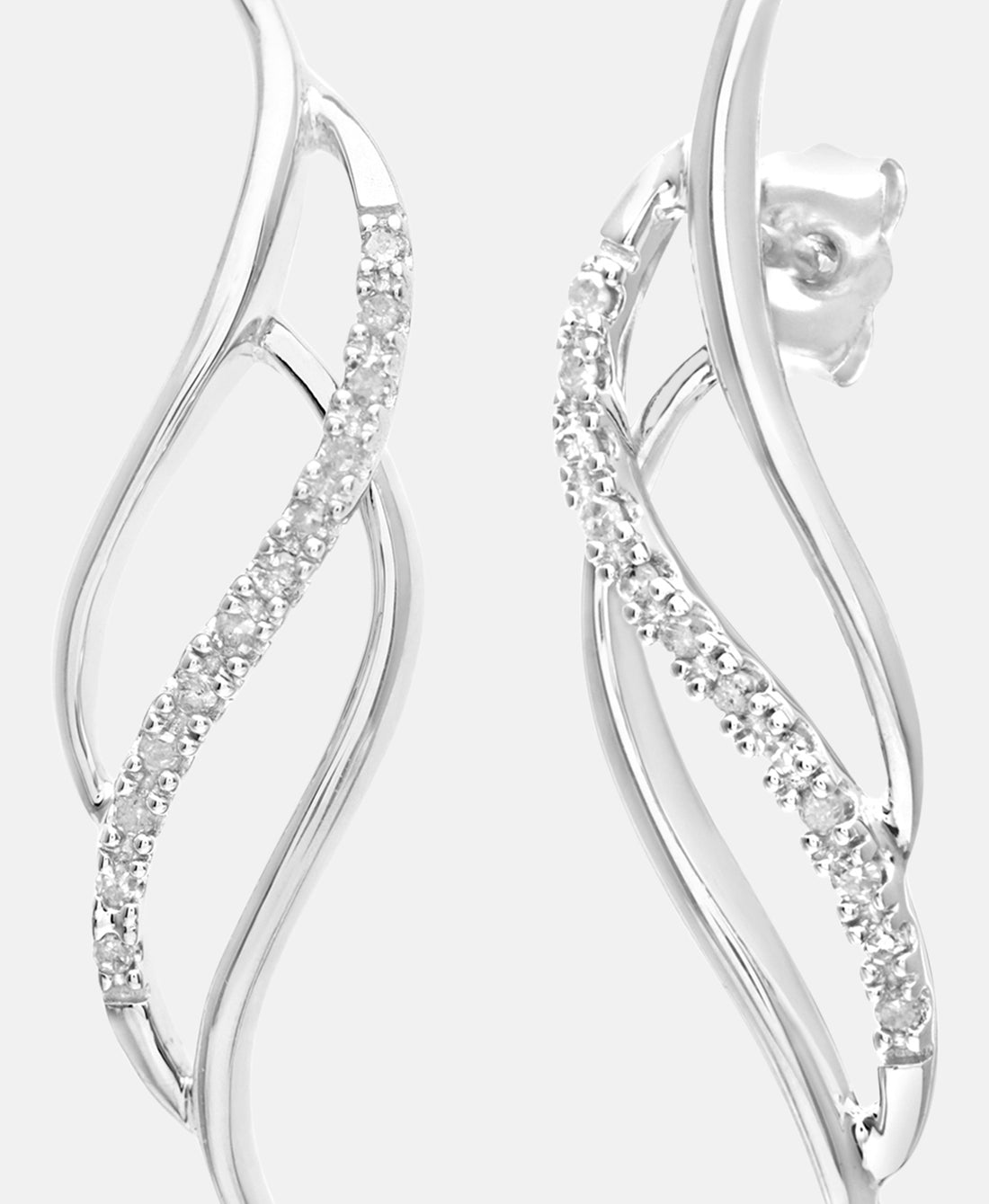 DIAMANT LETERNEL Earrings Silver