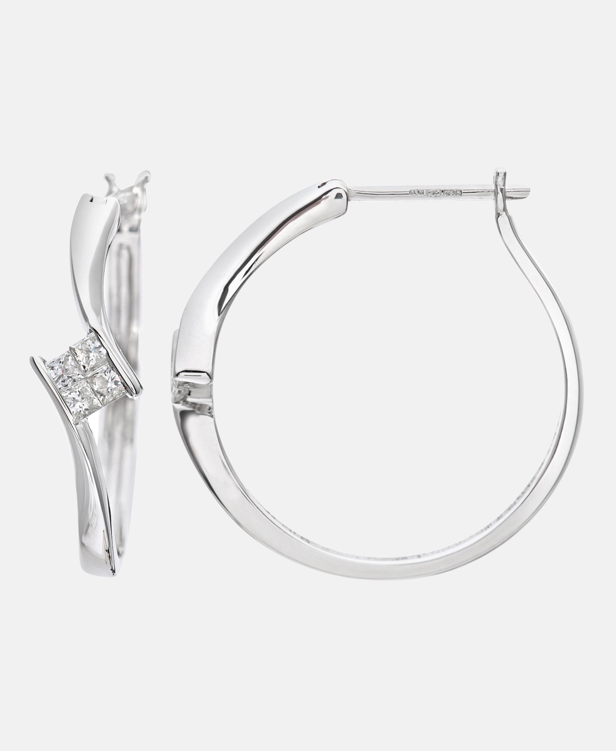 DIAMANT LETERNEL Earrings Silver