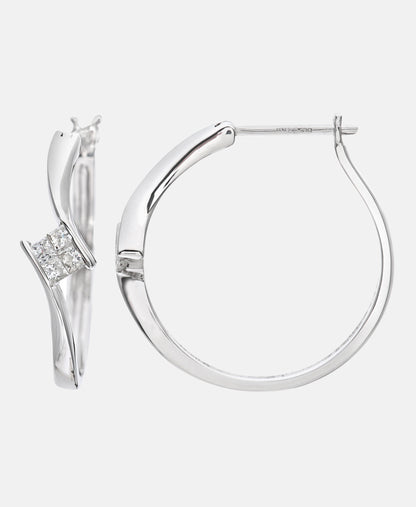 DIAMANT LETERNEL Earrings Silver