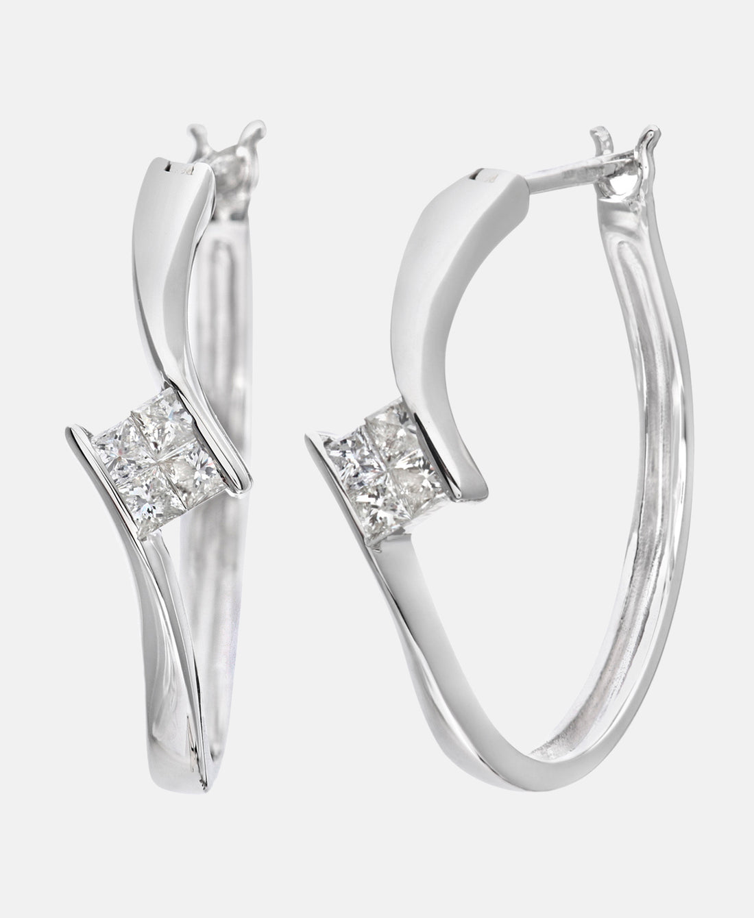 DIAMANT LETERNEL Earrings Silver