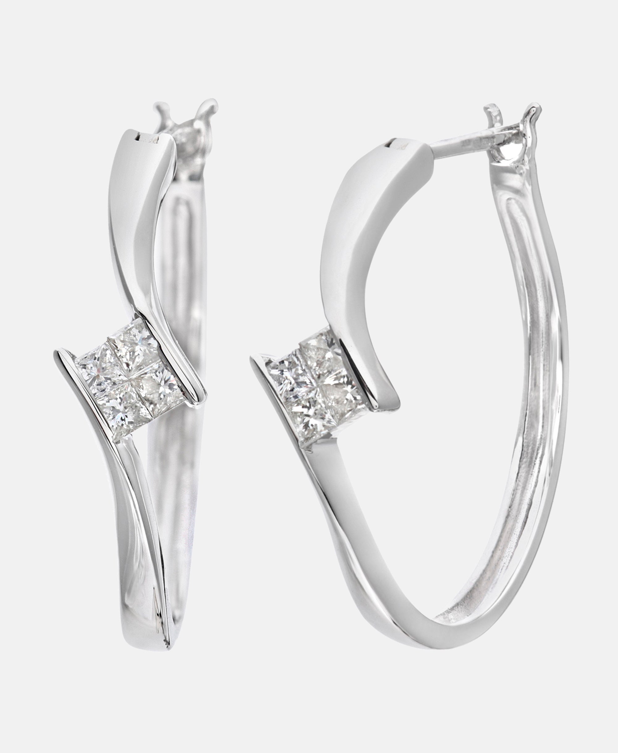DIAMANT LETERNEL Earrings Silver