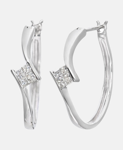 DIAMANT LETERNEL Earrings Silver