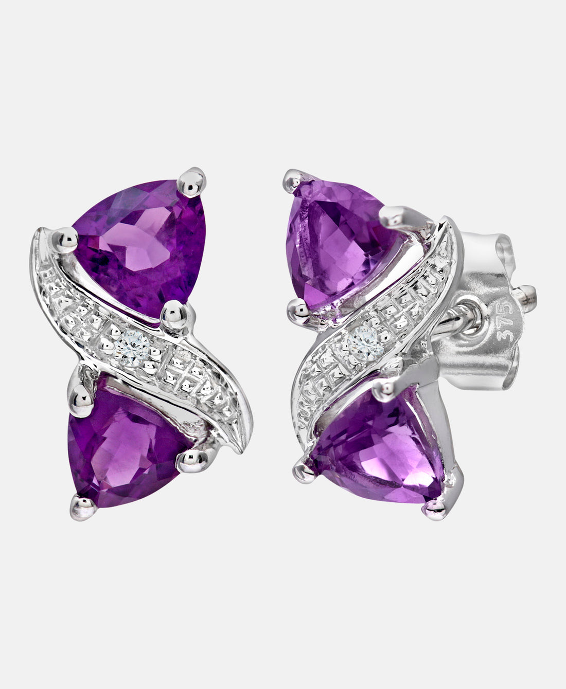 DIAMANT LETERNEL Earrings Silver