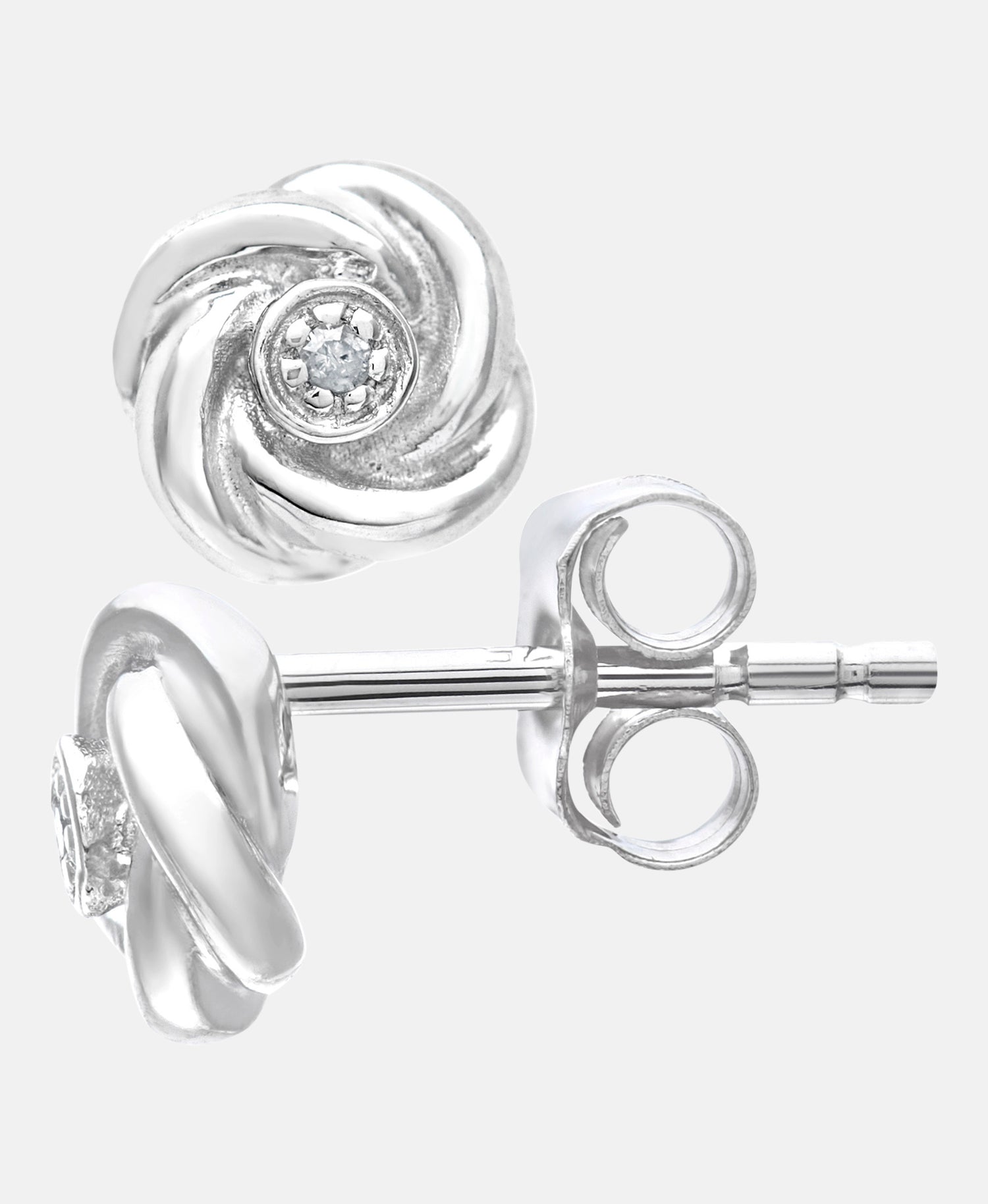 DIAMANT LETERNEL Earrings Silver