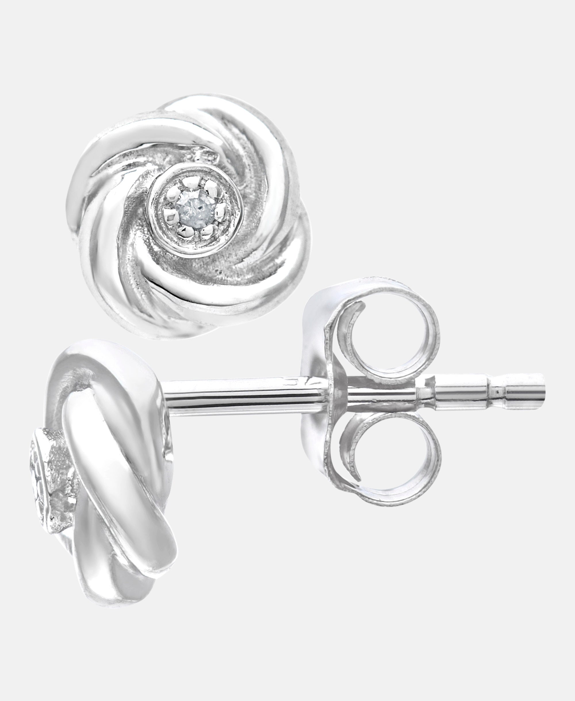DIAMANT LETERNEL Earrings Silver