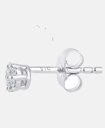 Ohrstecker aus 375 Weißgold mit Diamant