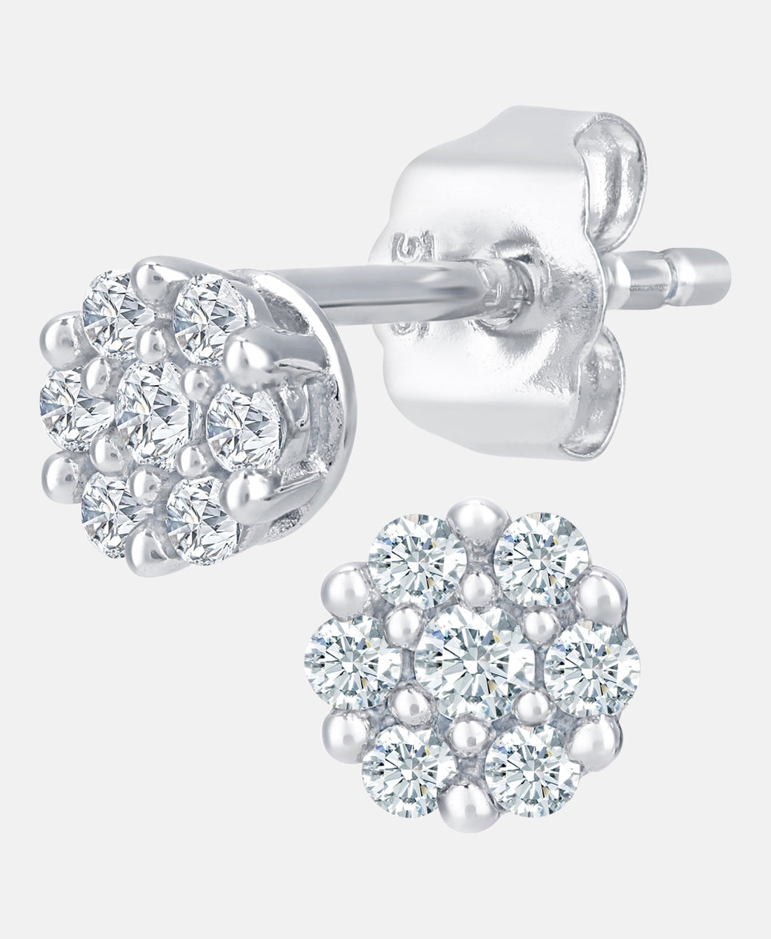 DIAMANT LETERNEL Earrings Silver