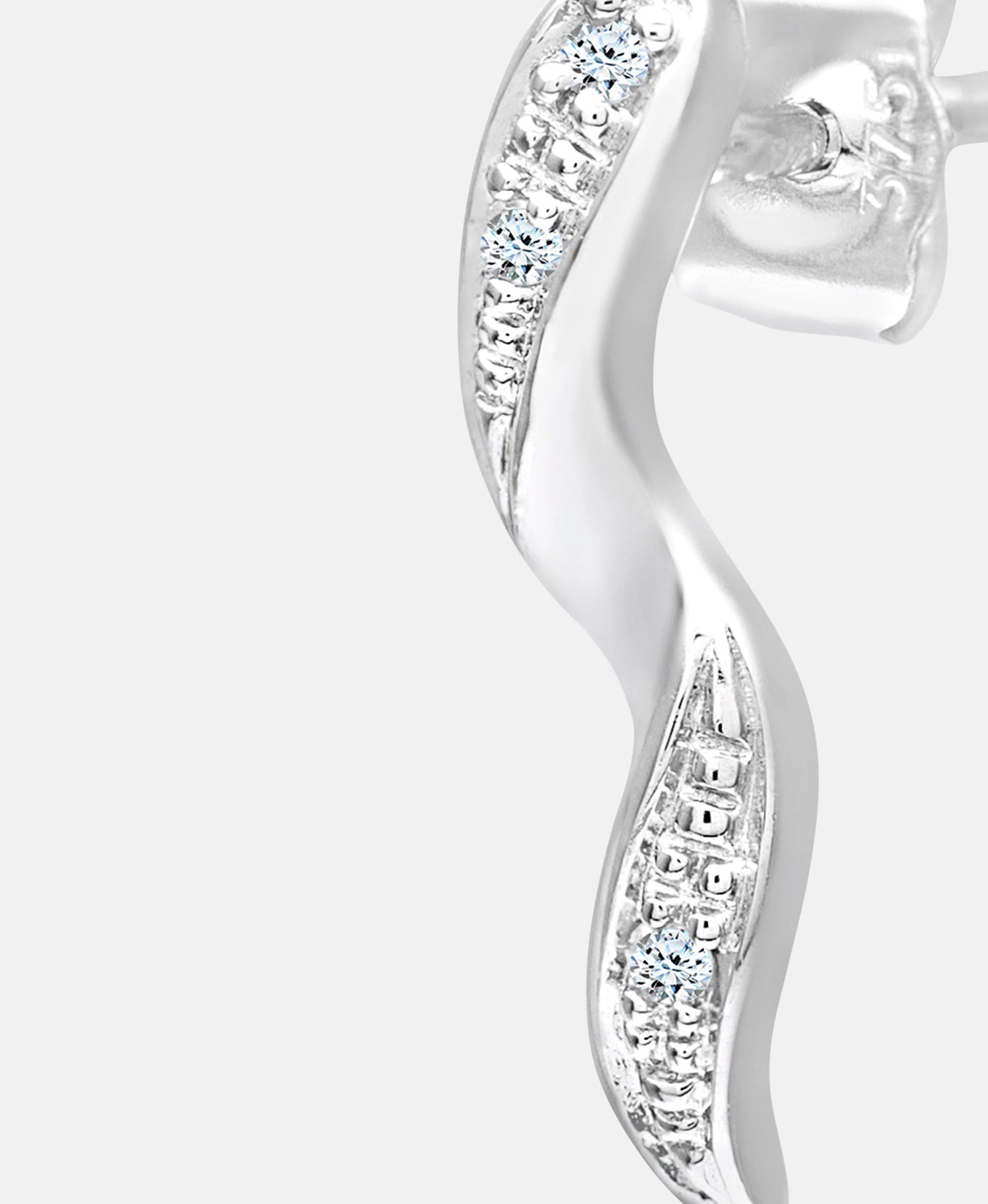 DIAMANT LETERNEL Earrings Silver