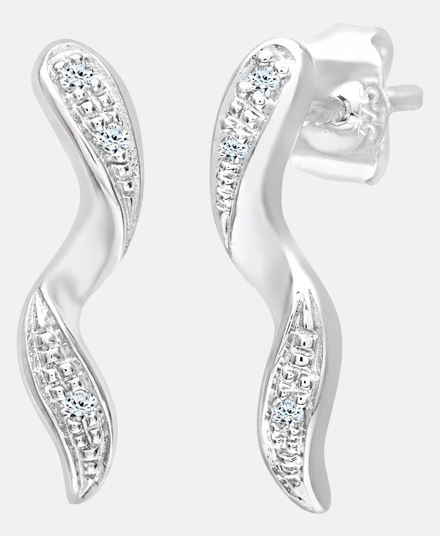 DIAMANT LETERNEL Earrings Silver