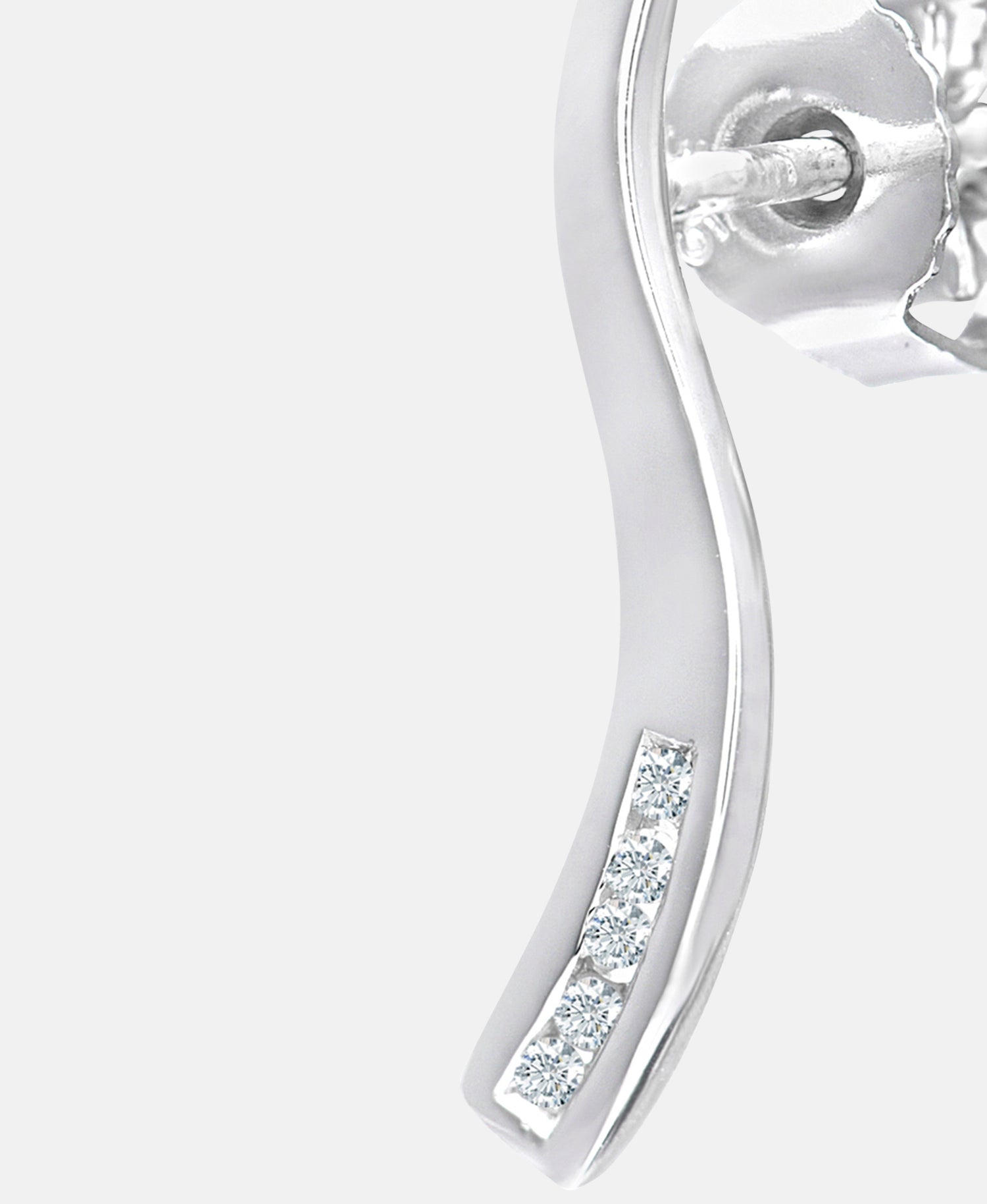 DIAMANT LETERNEL Earrings Silver