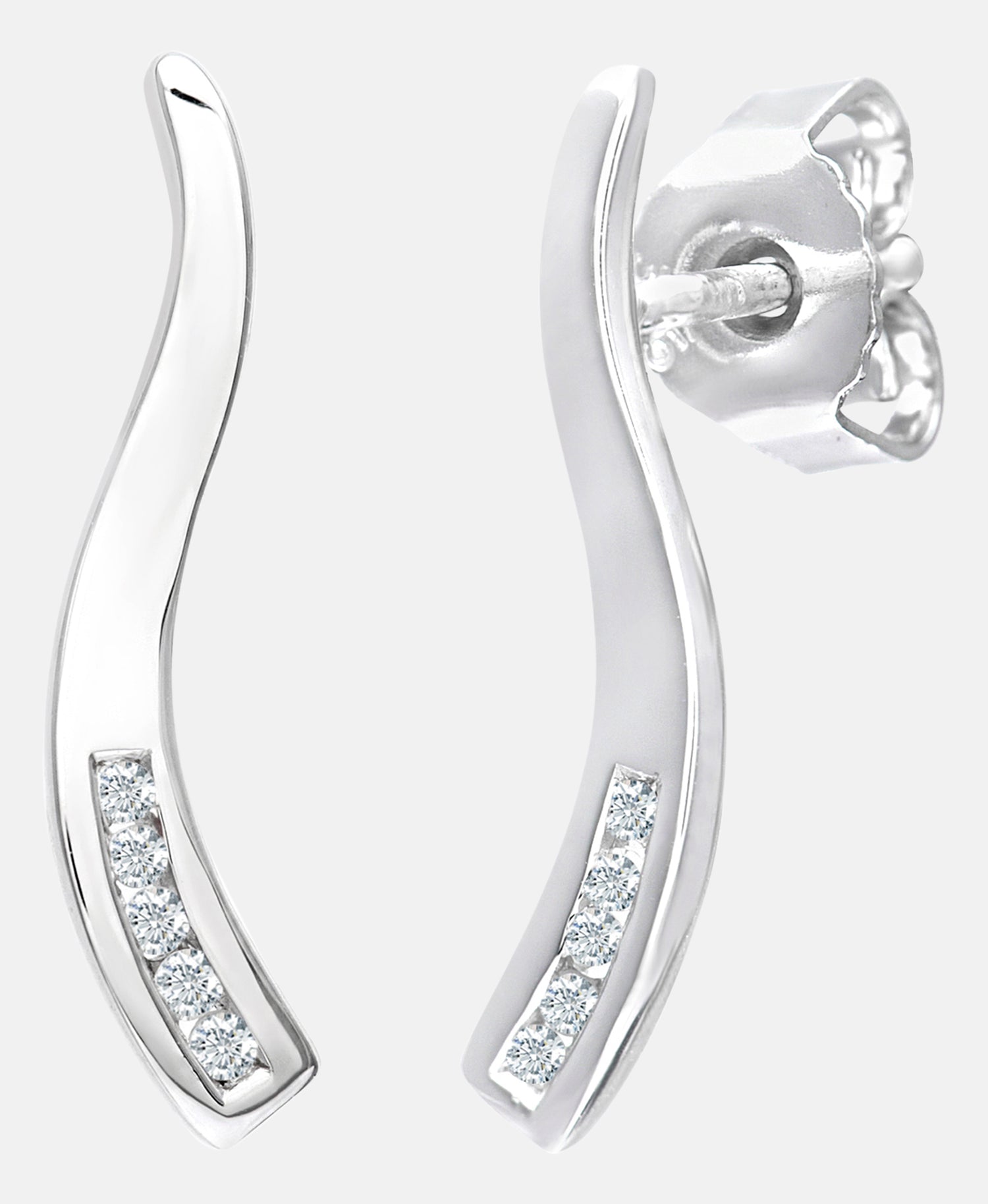 DIAMANT LETERNEL Earrings Silver