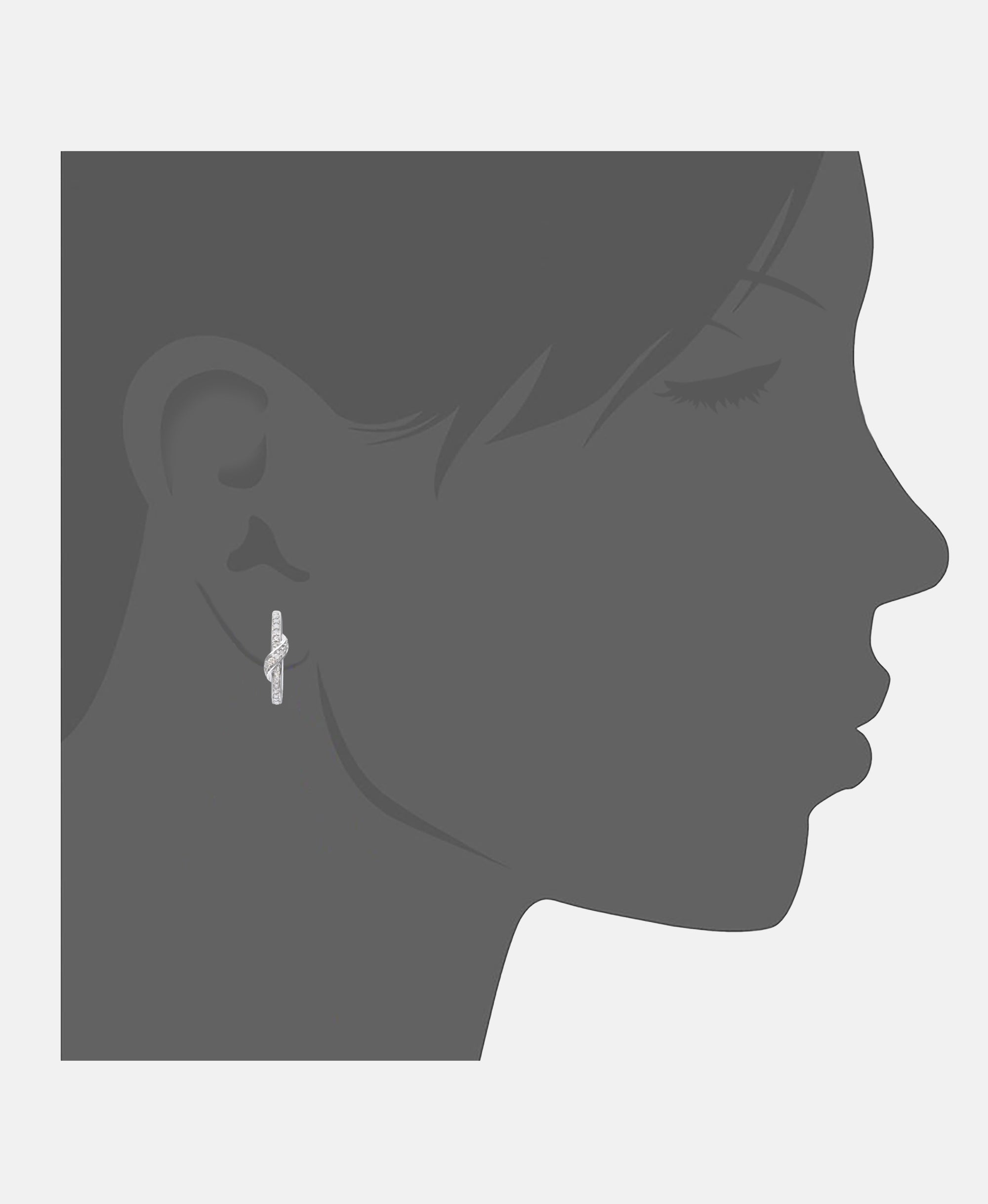 DIAMANT LETERNEL Earrings Silver