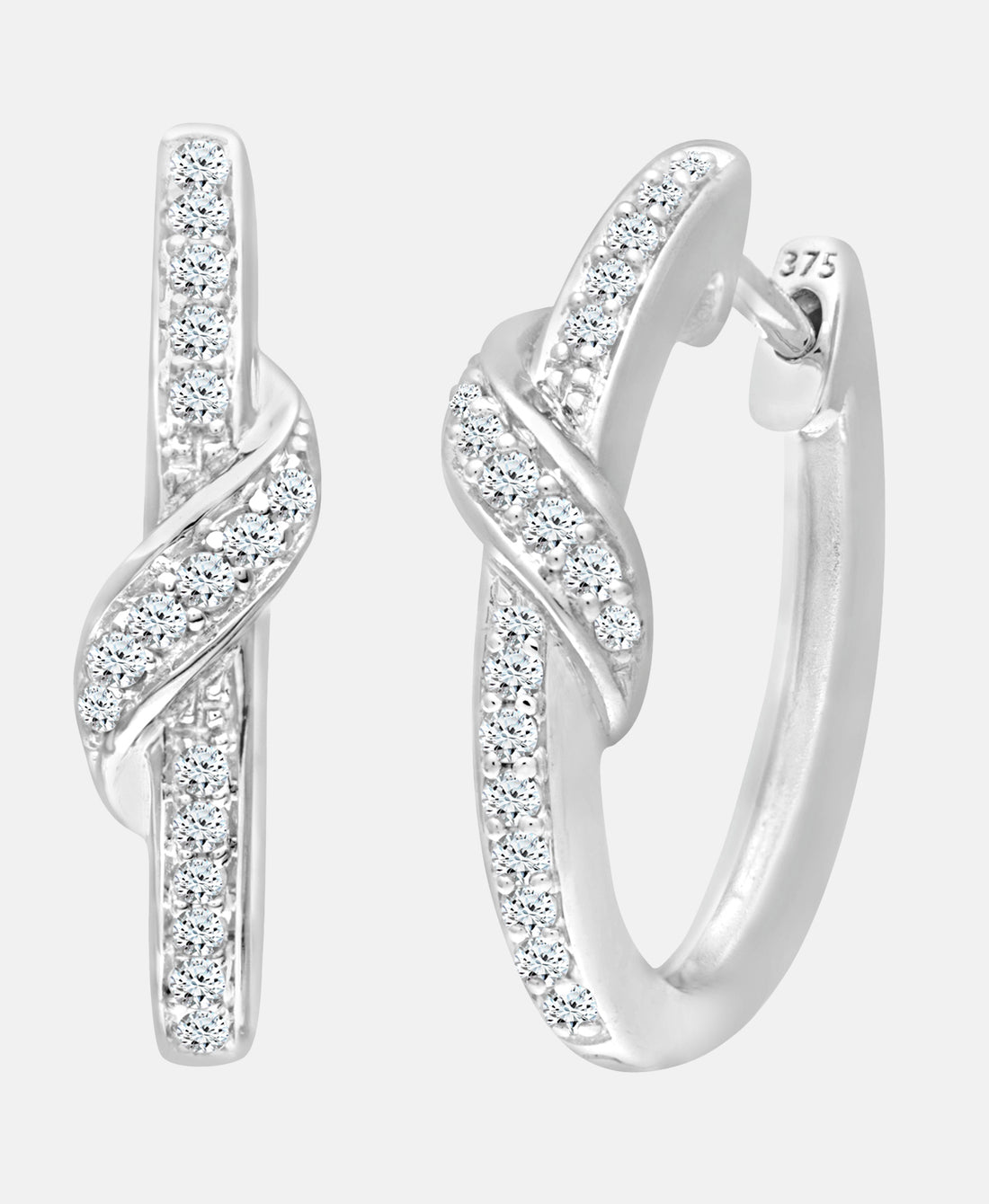 DIAMANT LETERNEL Earrings Silver