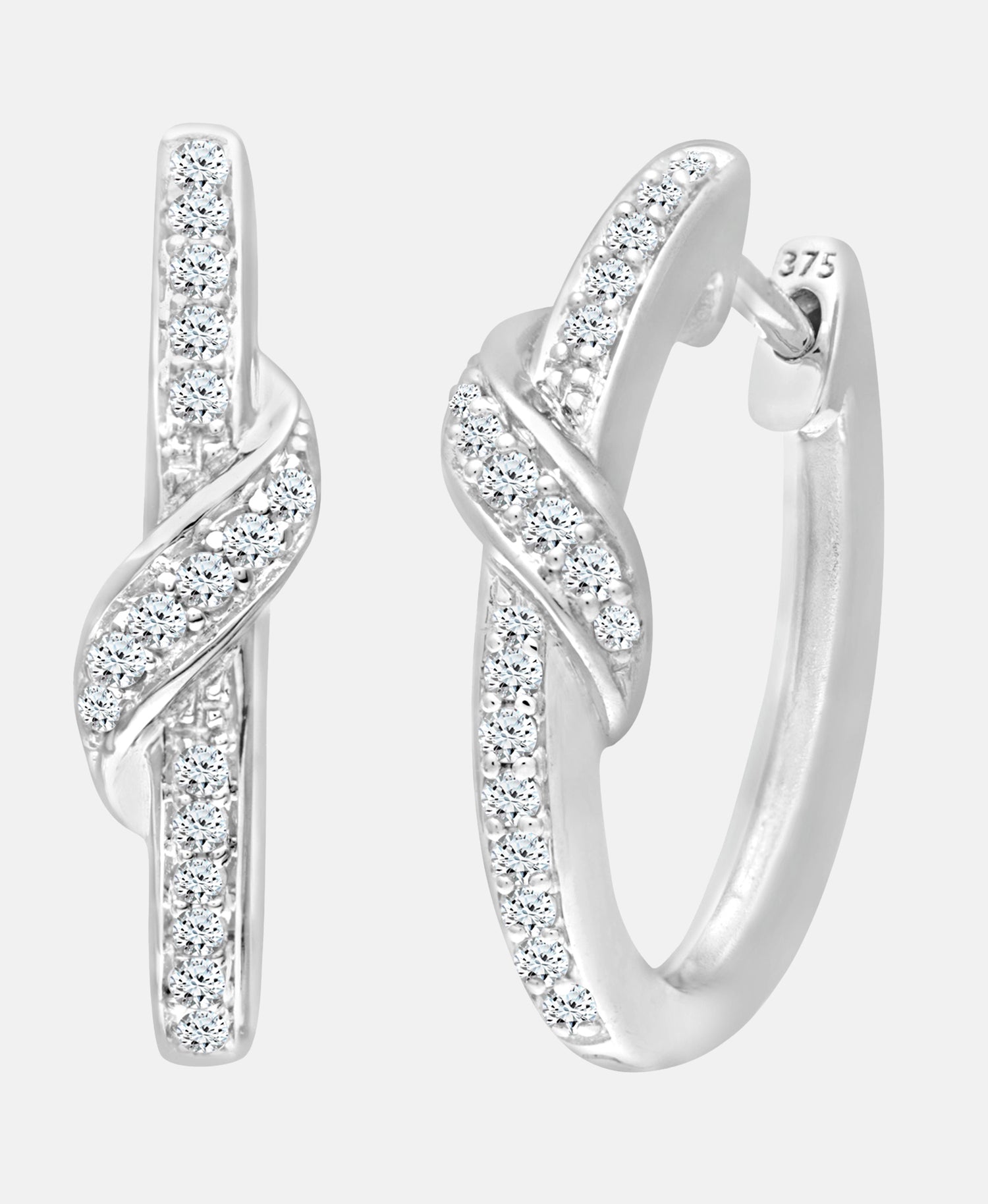 DIAMANT LETERNEL Earrings Silver