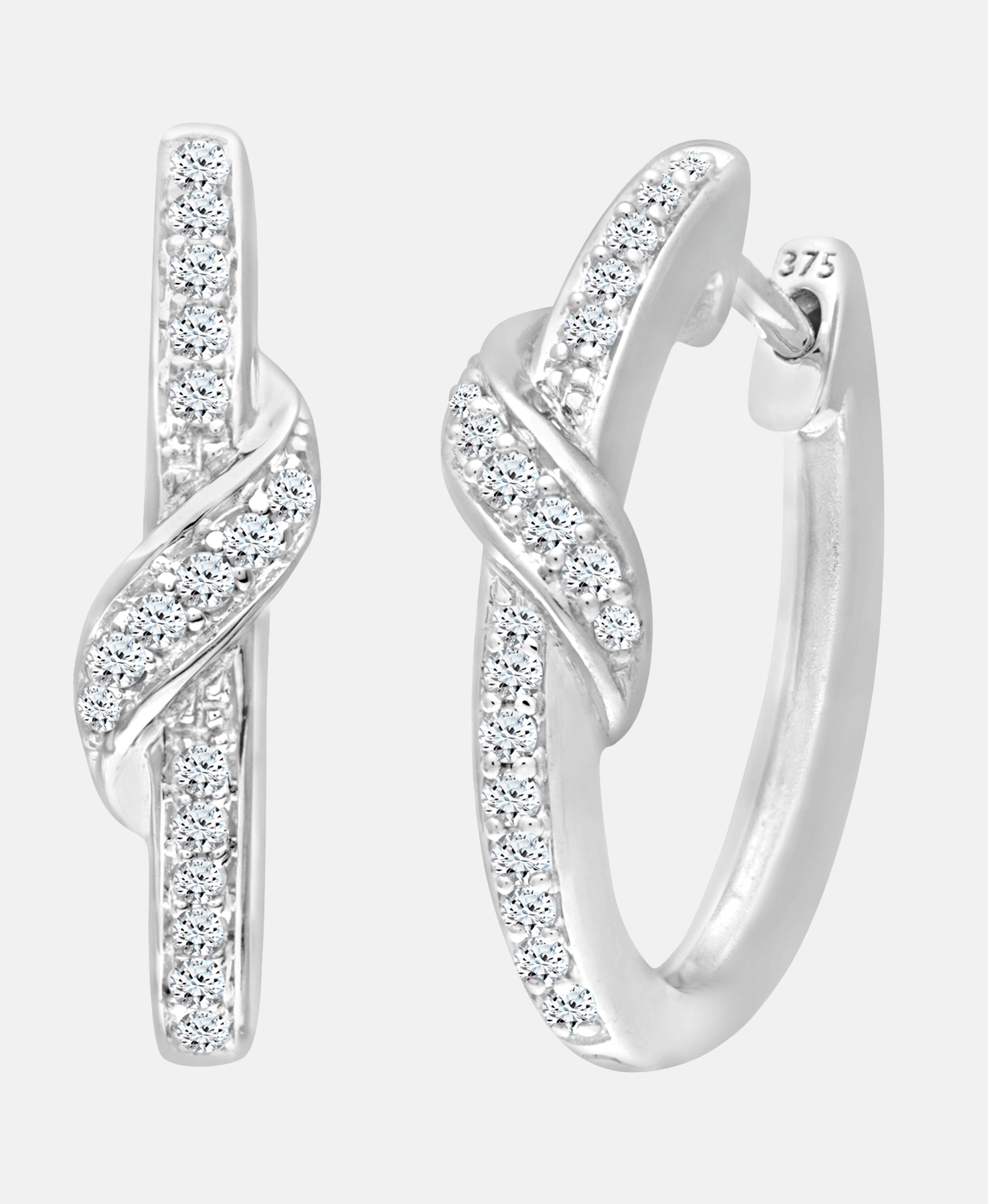 DIAMANT LETERNEL Earrings Silver