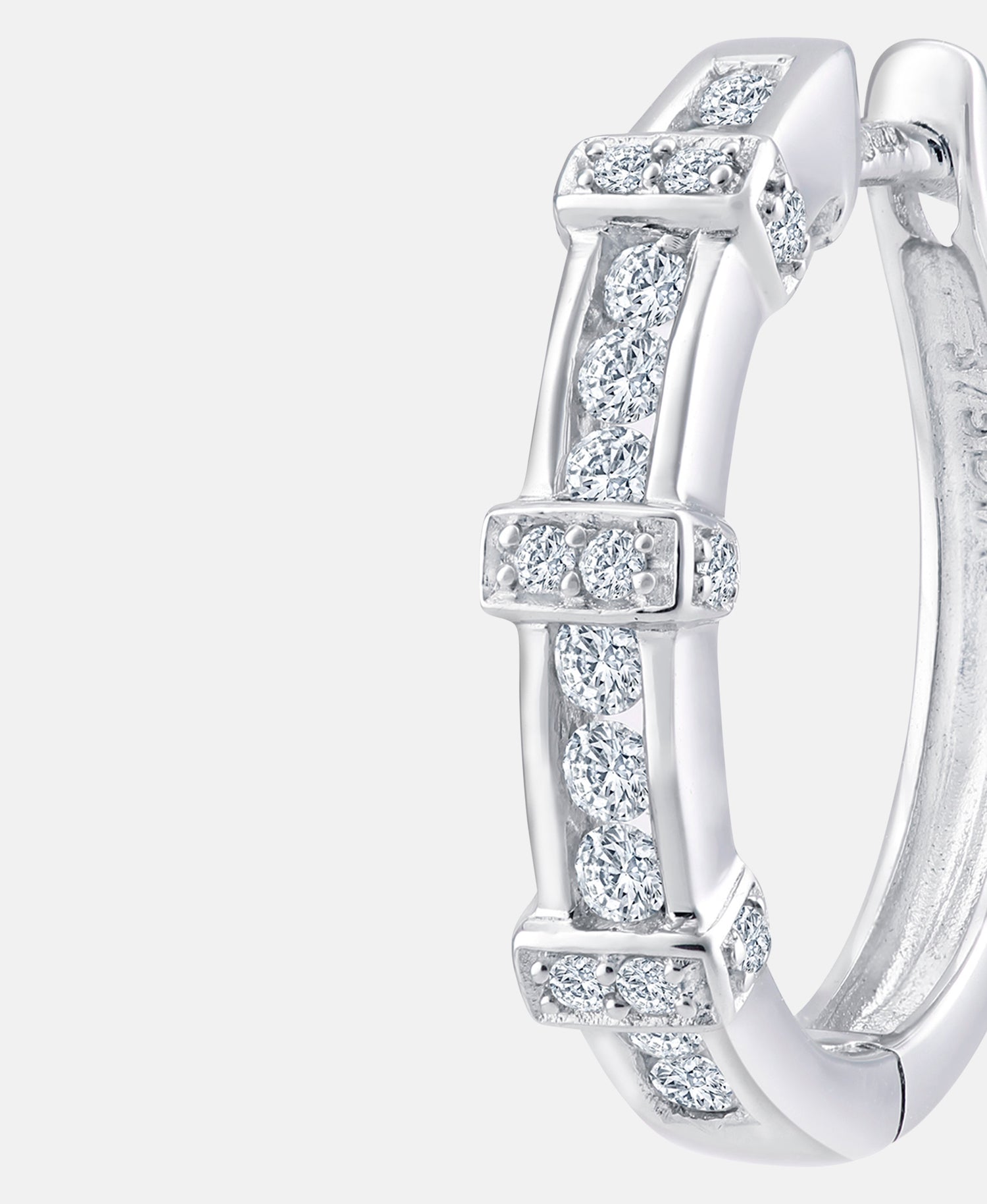 DIAMANT LETERNEL Earrings Silver