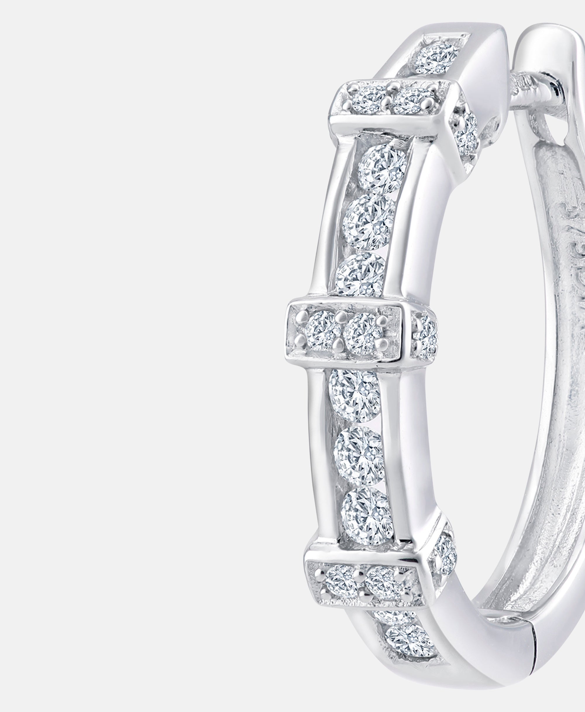 DIAMANT LETERNEL Earrings Silver