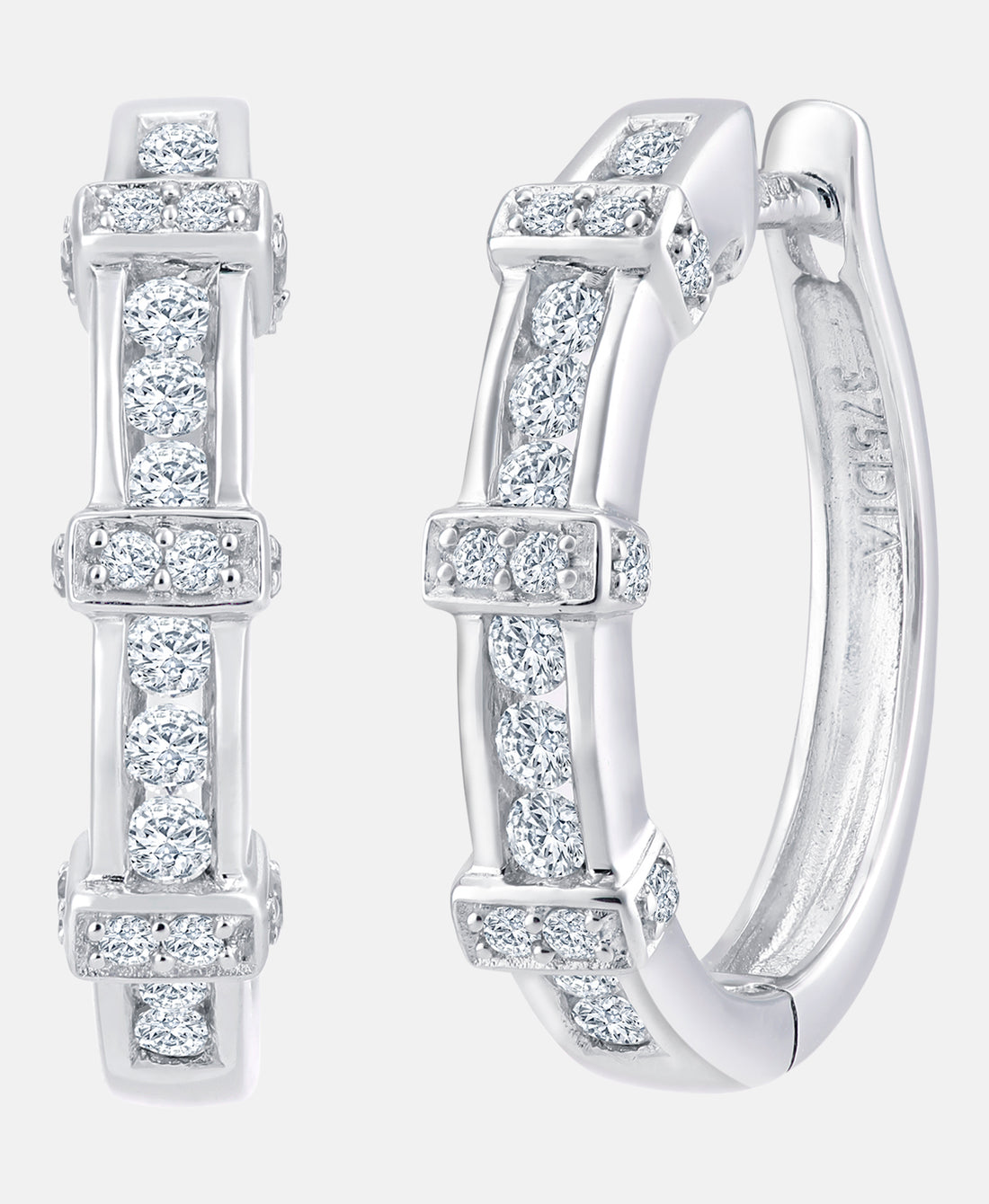 DIAMANT LETERNEL Earrings Silver