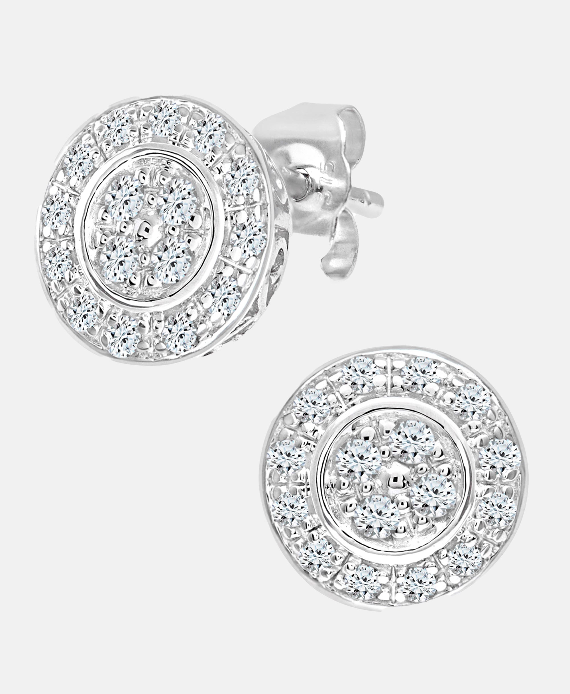 DIAMANT LETERNEL Earrings Silver