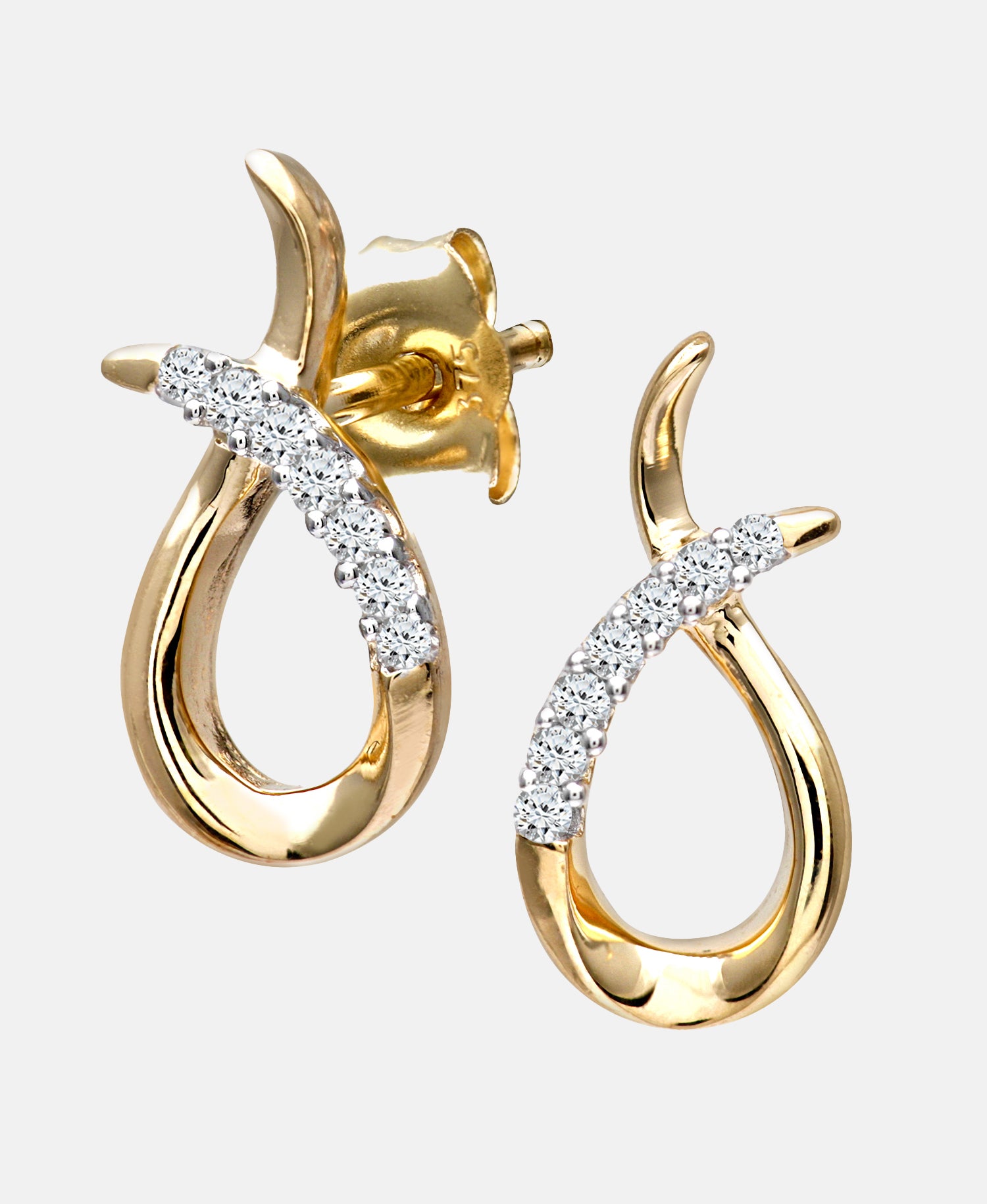 DIAMANT LETERNEL Earrings Gold