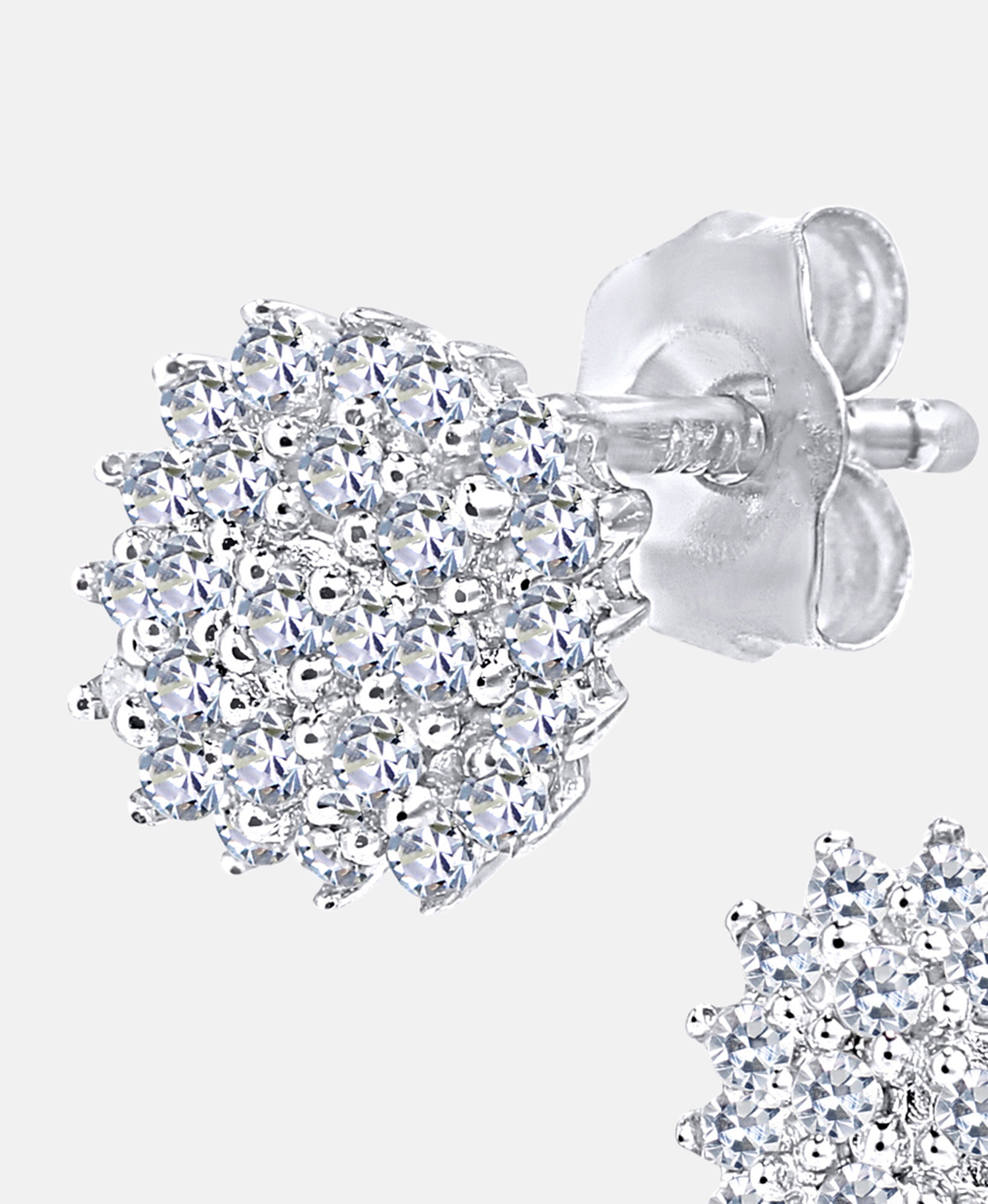 DIAMANT LETERNEL Earrings Silver