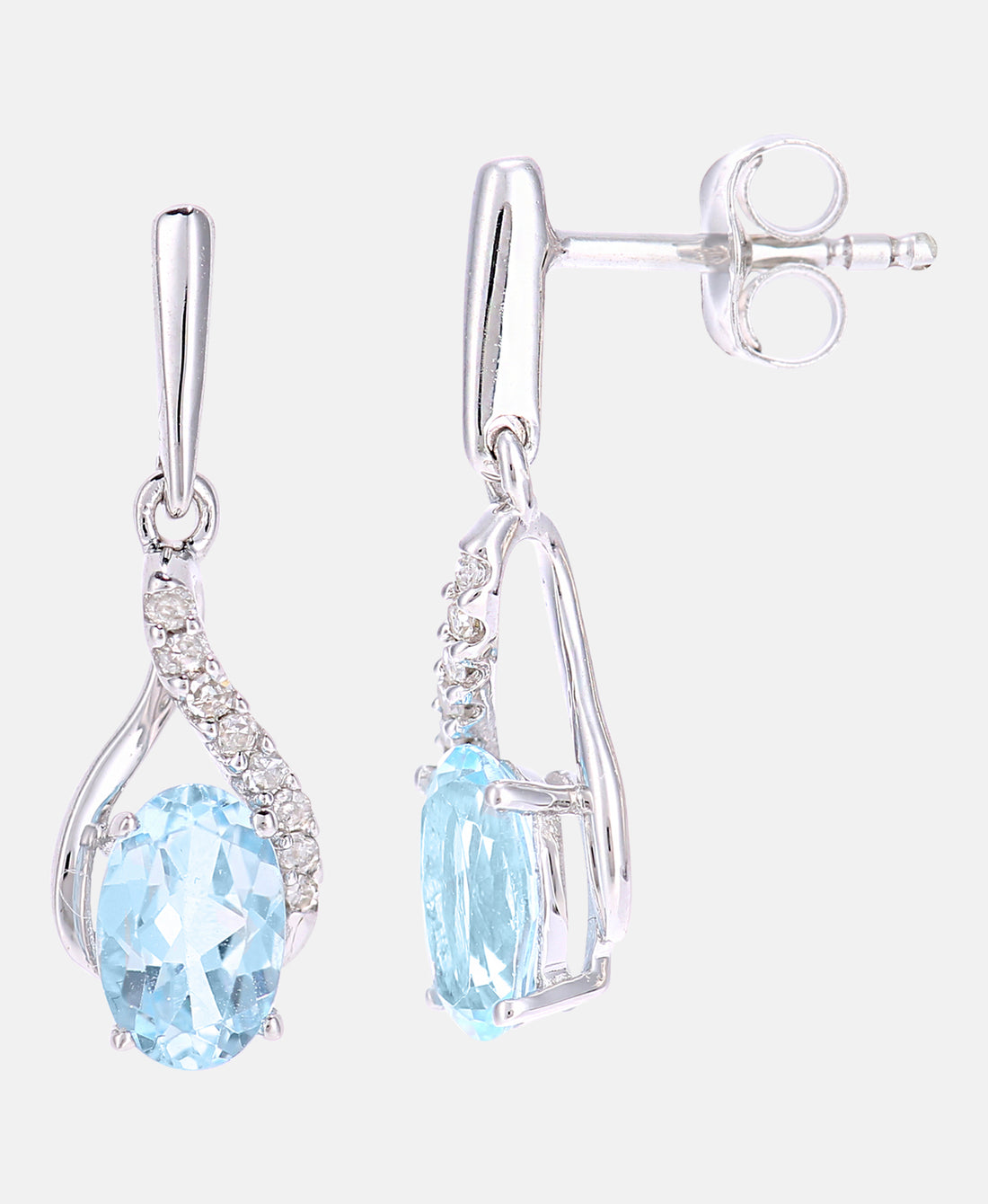 DIAMANT LETERNEL Earrings Silver