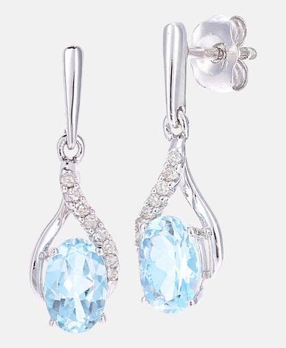 DIAMANT LETERNEL Earrings Silver