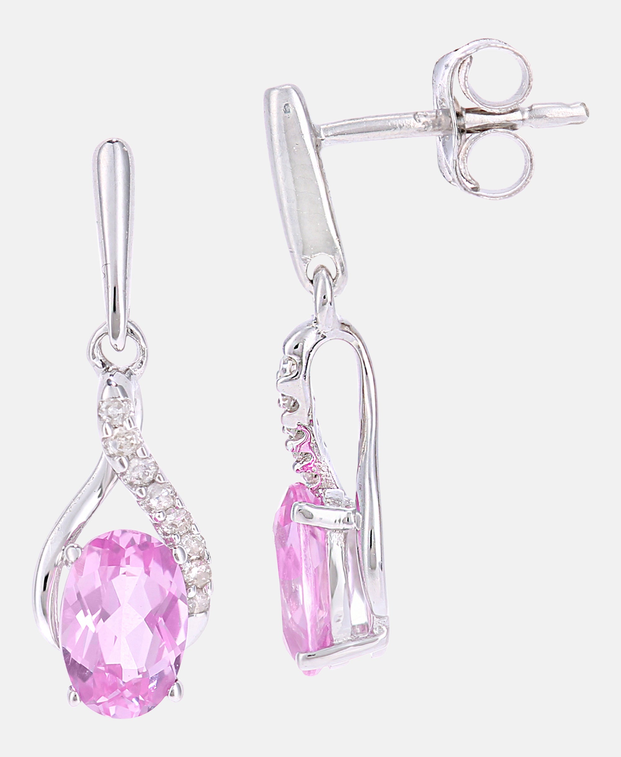 DIAMANT LETERNEL Earrings Silver