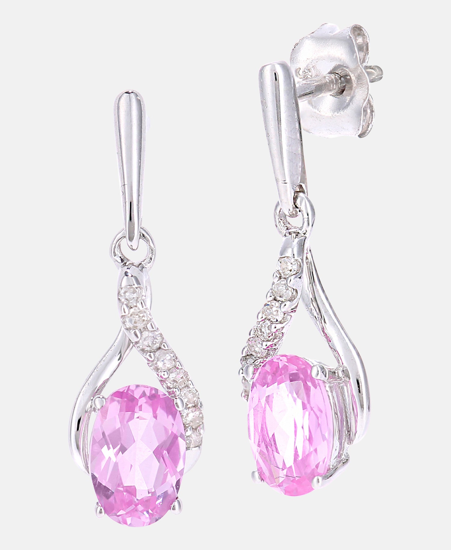 DIAMANT LETERNEL Earrings Silver