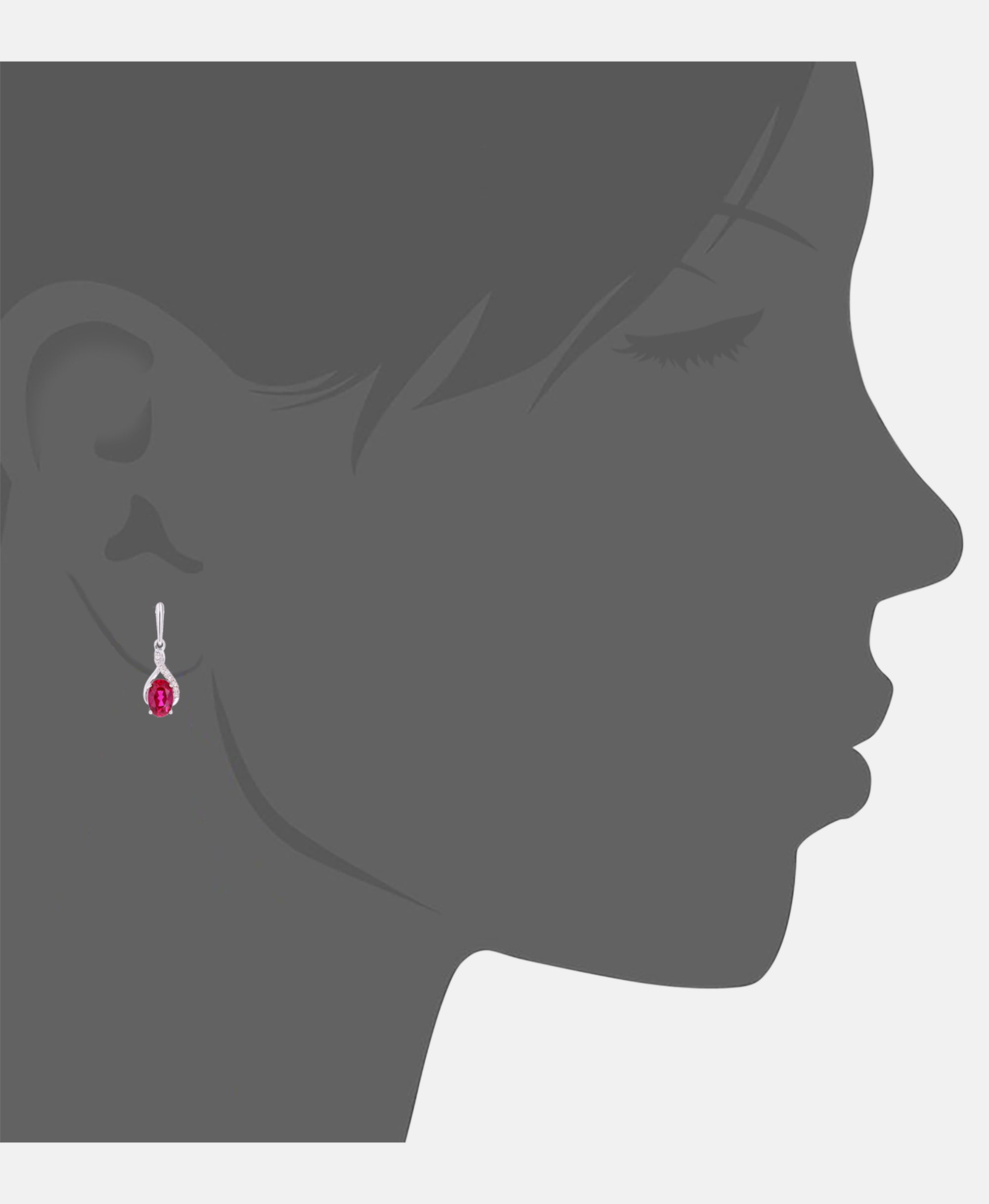 DIAMANT LETERNEL Earrings Silver